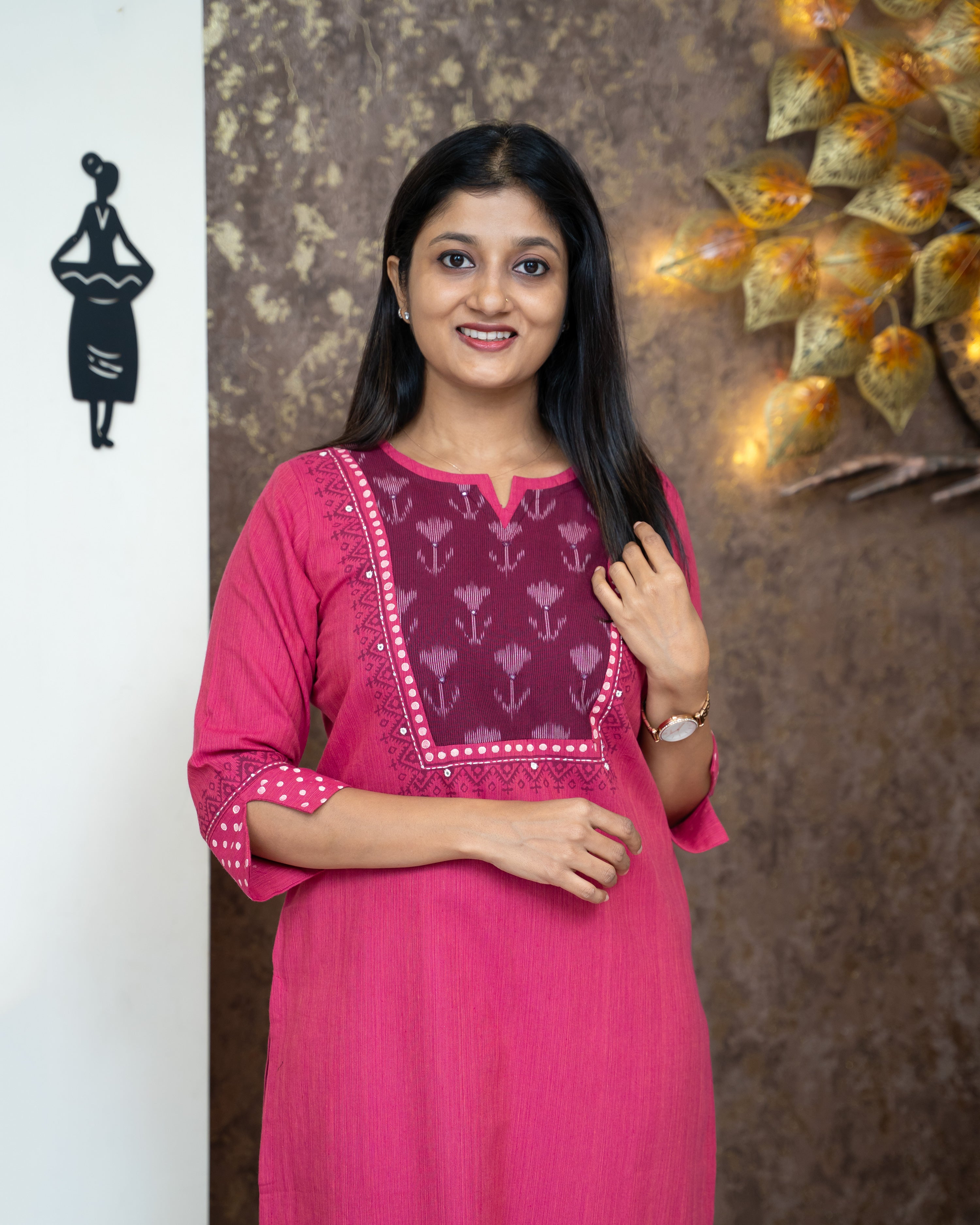 Load image into Gallery viewer, Pure Cotton Kurti-4396