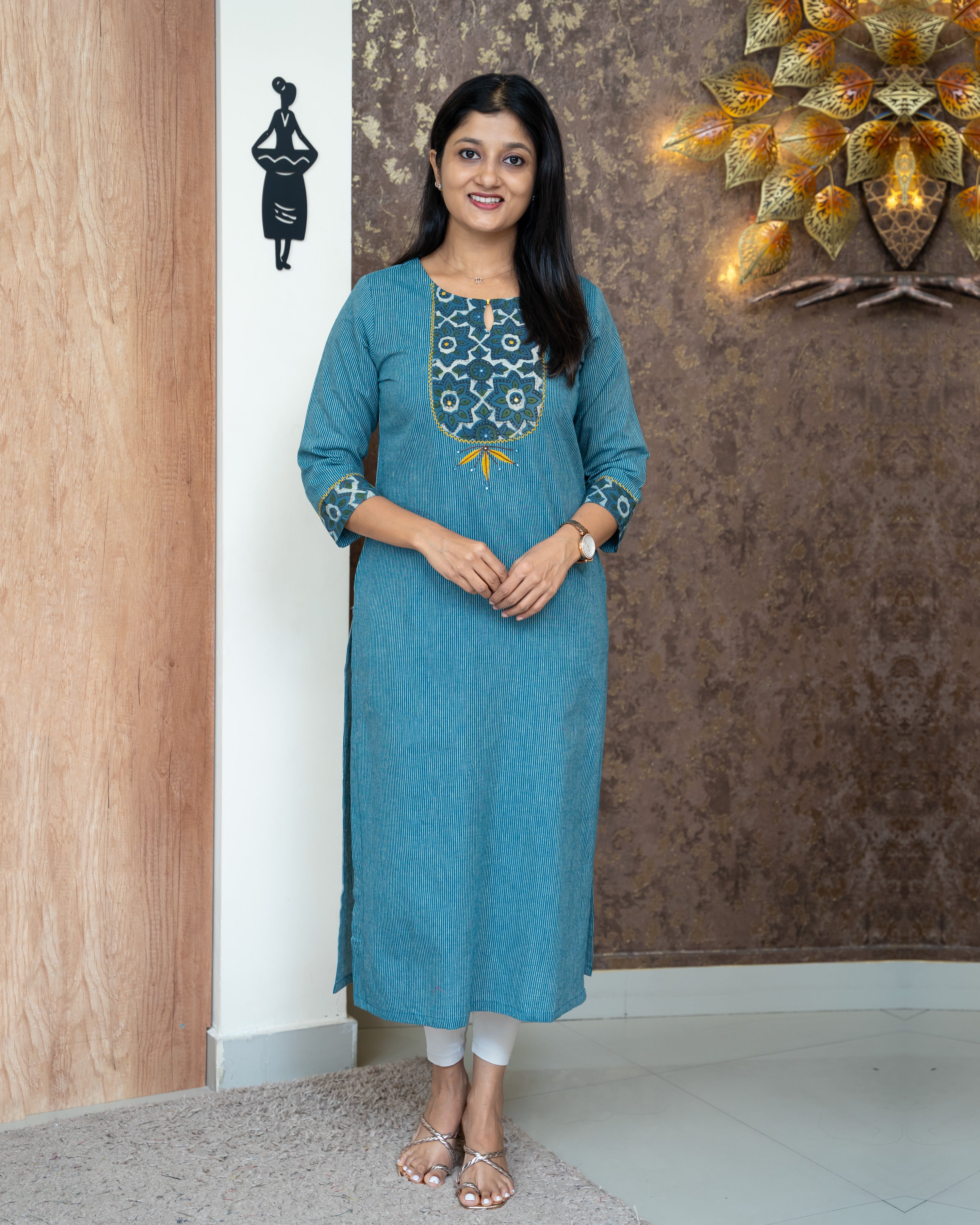 Load image into Gallery viewer, Pure Cotton Kurti-4395