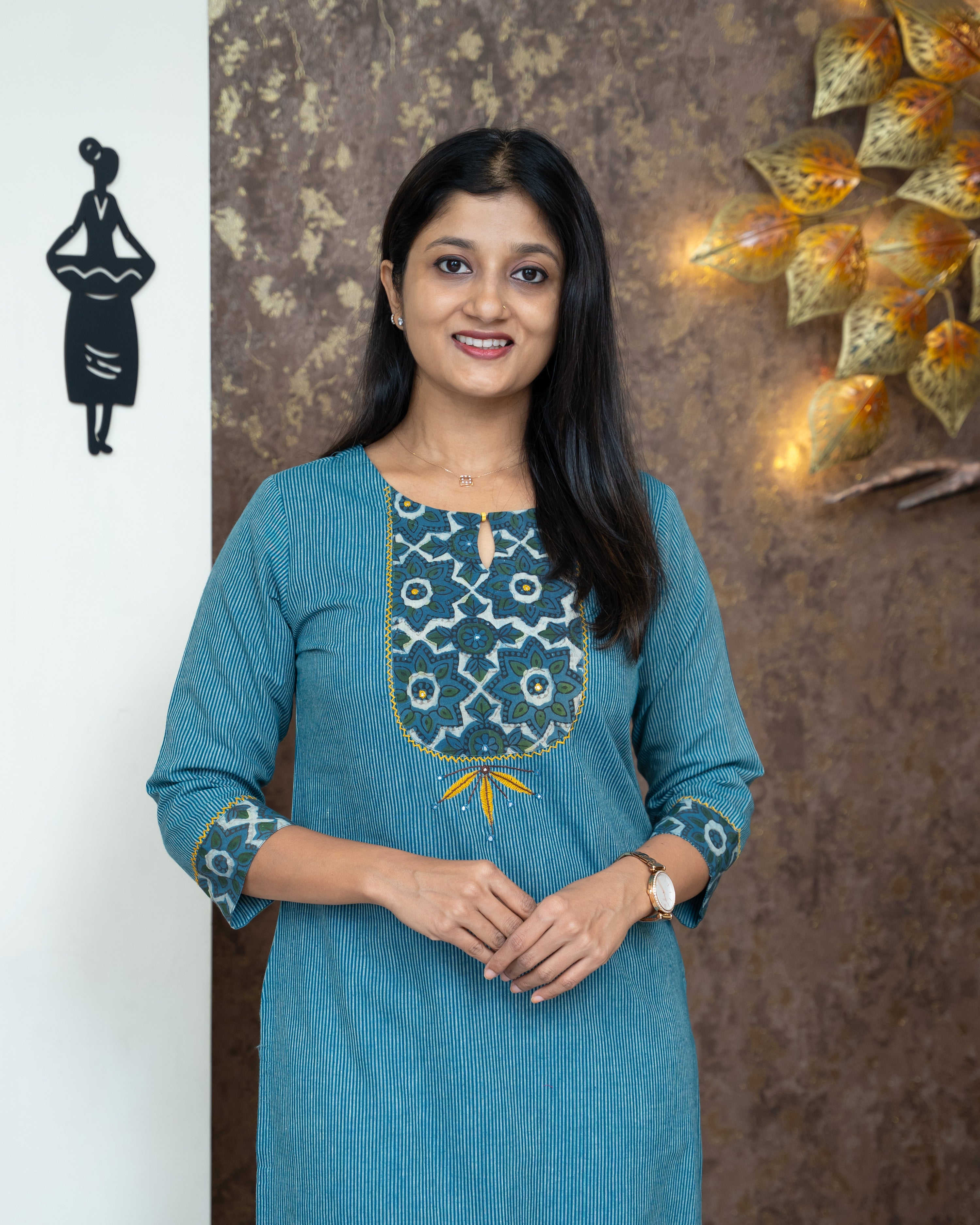 Load image into Gallery viewer, Pure Cotton Kurti-4395