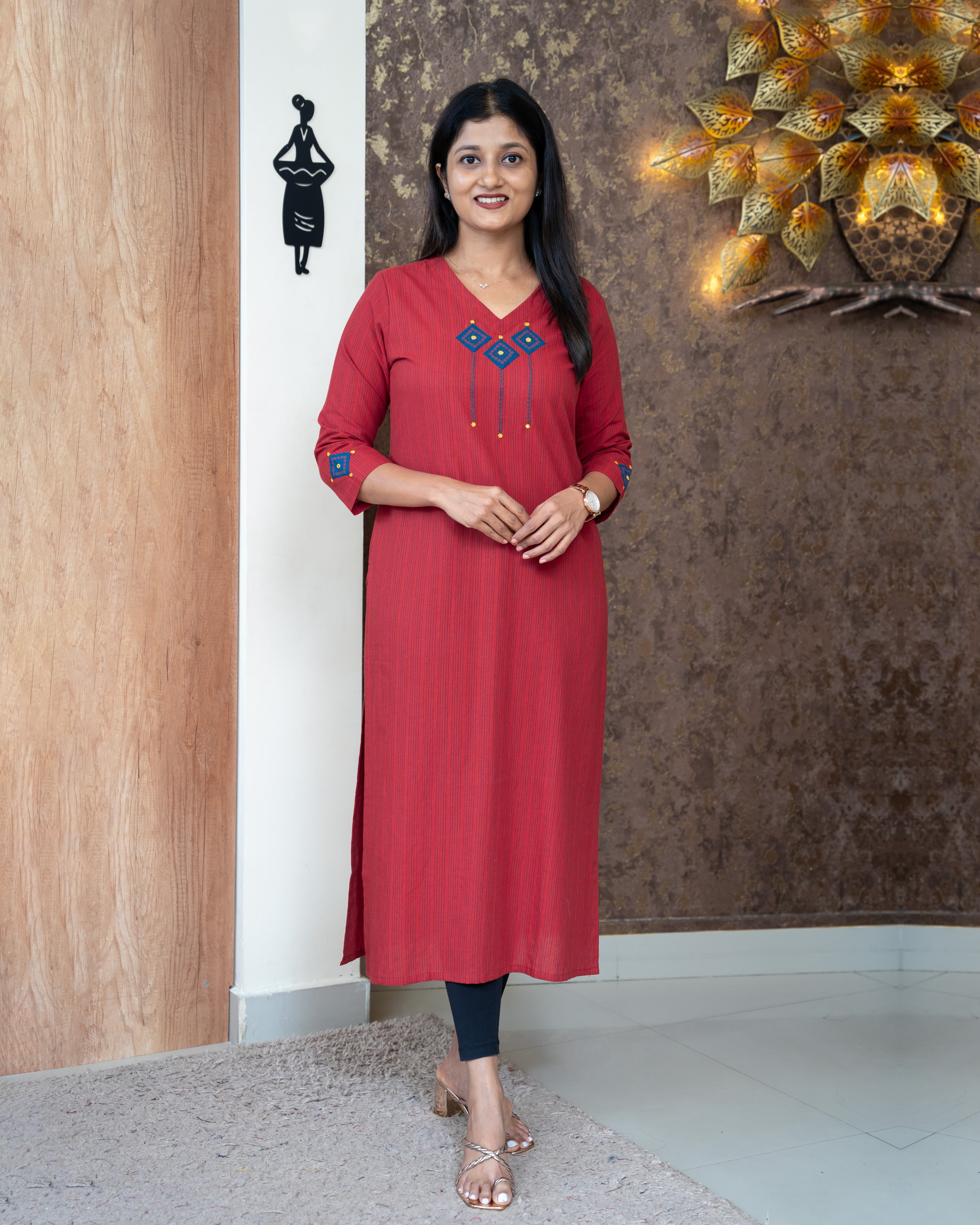 Load image into Gallery viewer, Pure Cotton Kurti-4400