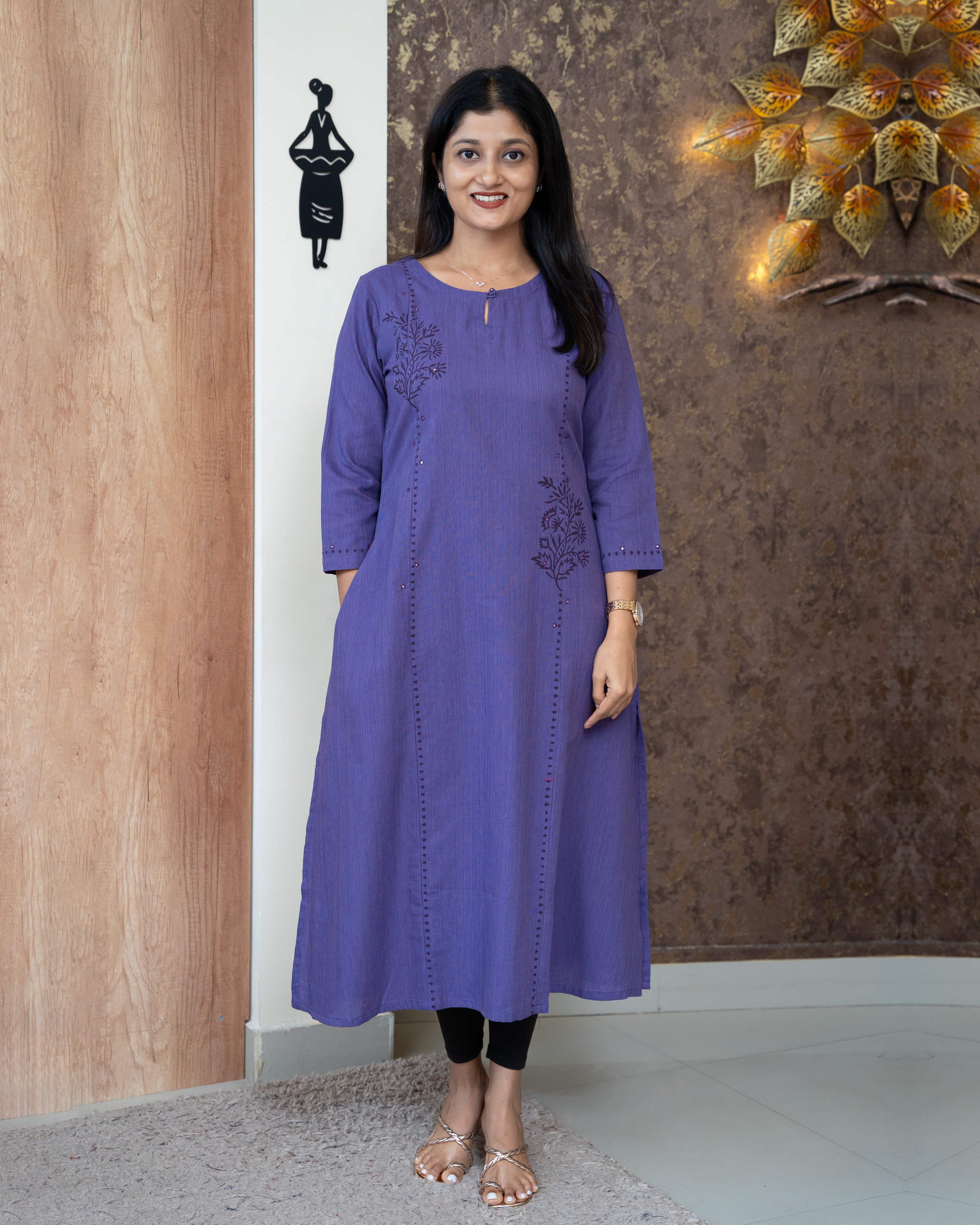 Load image into Gallery viewer, Pure Cotton Kurti-4435