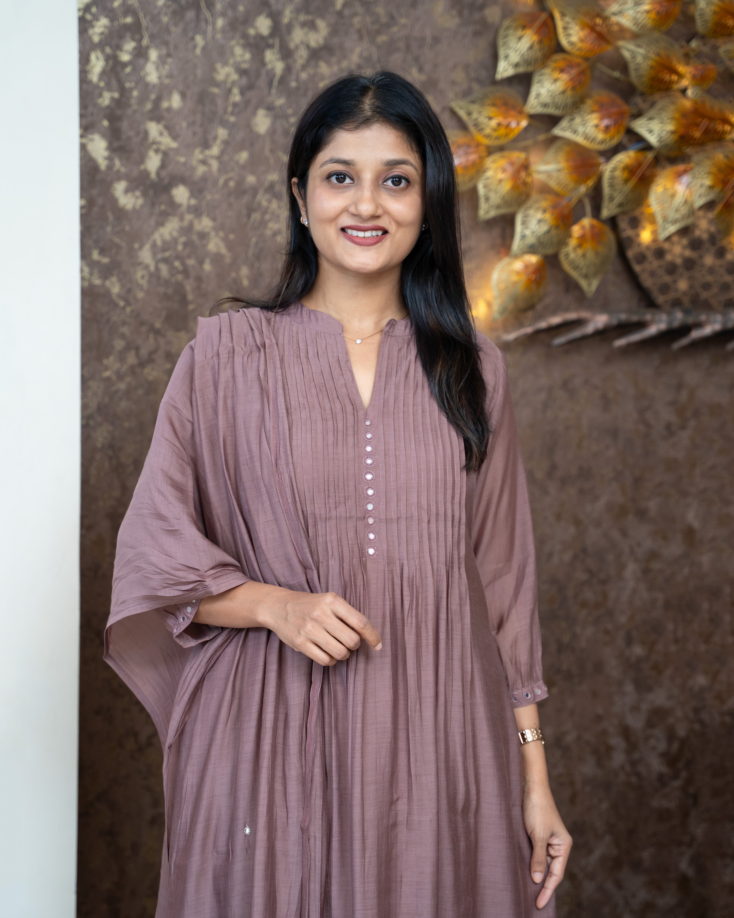 Load image into Gallery viewer, Mul Chanderi Suit-4512