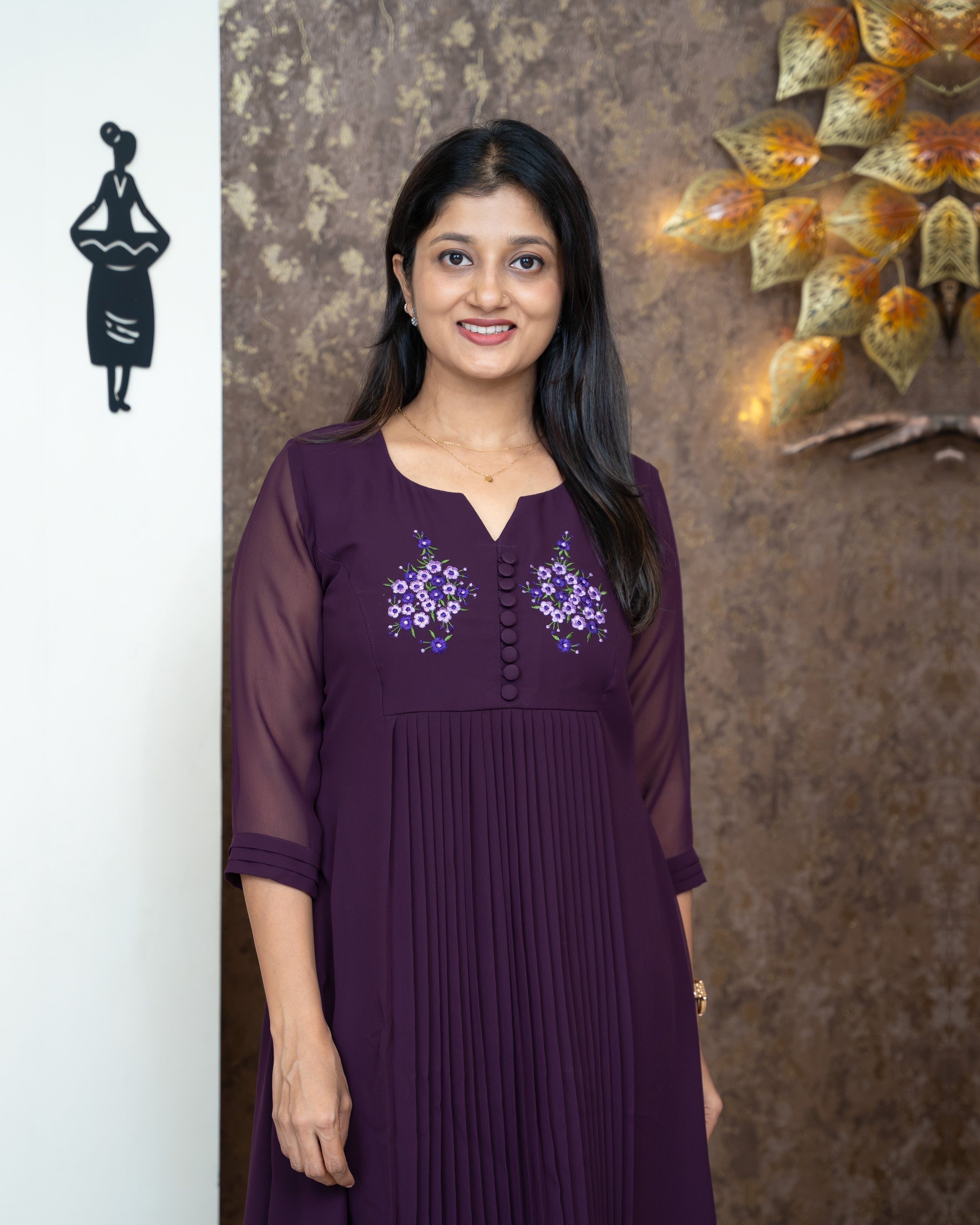 Load image into Gallery viewer, Faux Georgette Designer Kurti(Pre-Order)-4521