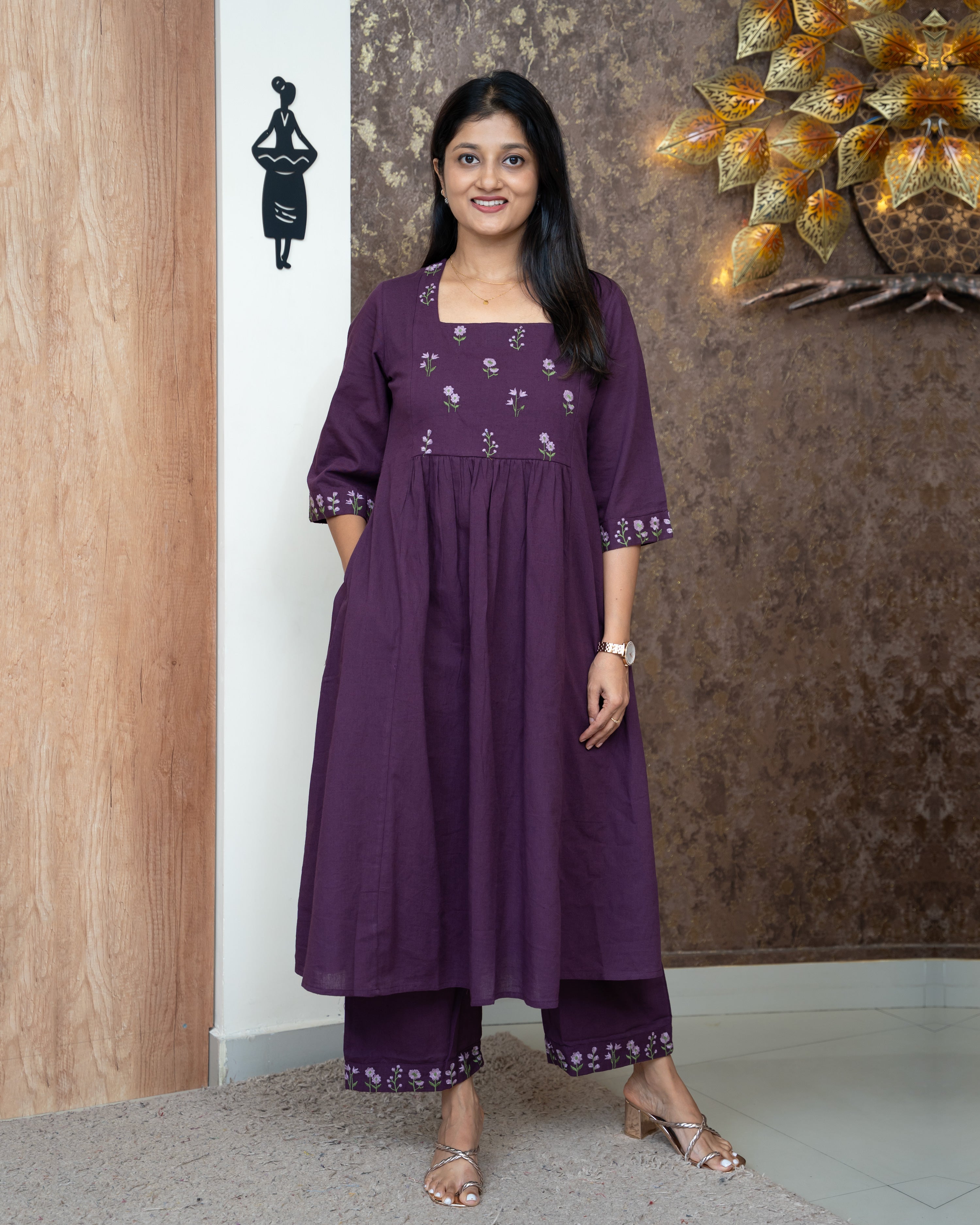 Load image into Gallery viewer, Pure Cotton Co-Ord Set-4524