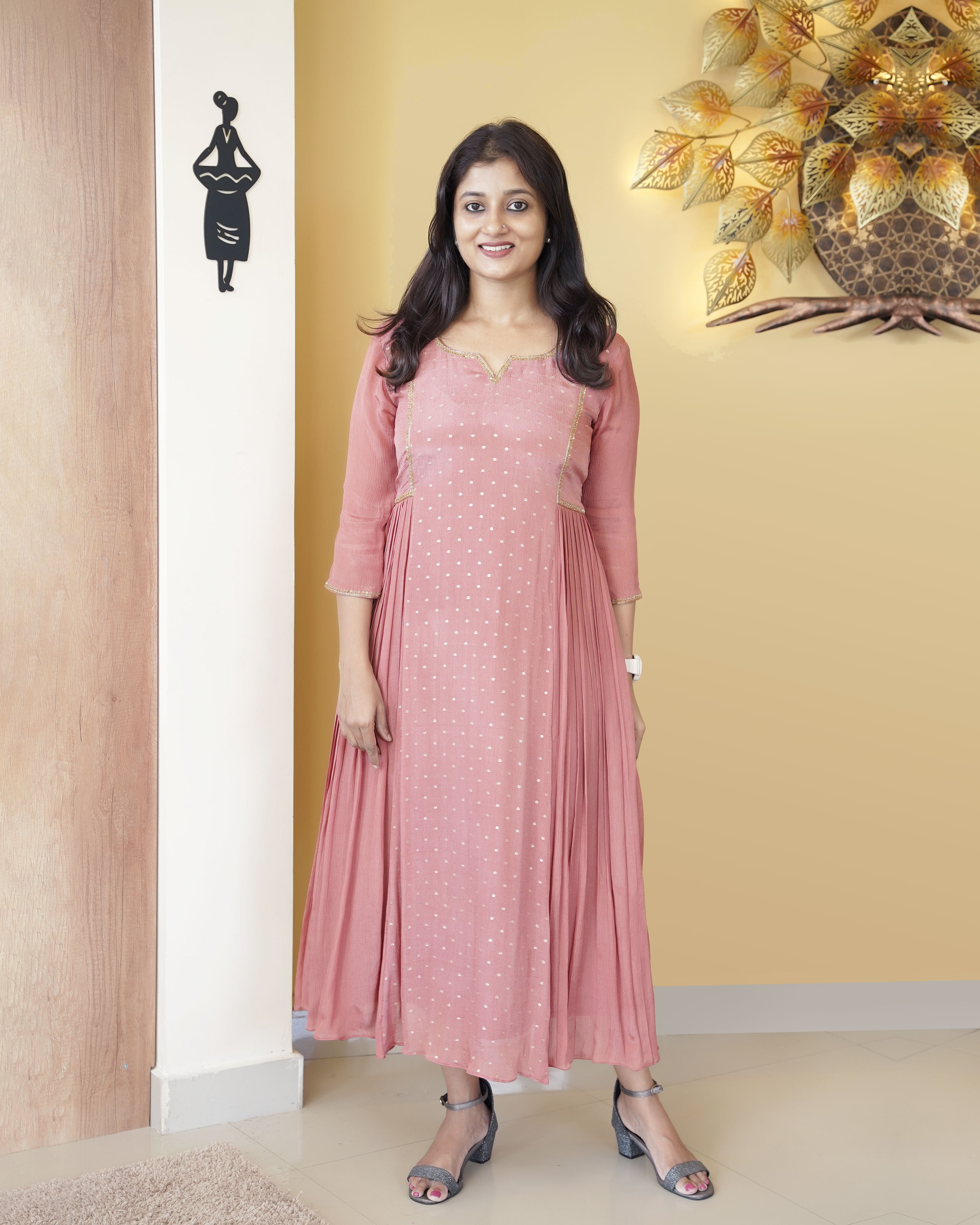 Load image into Gallery viewer, Chinnon A-line Kurti(Pre-Order)-5407