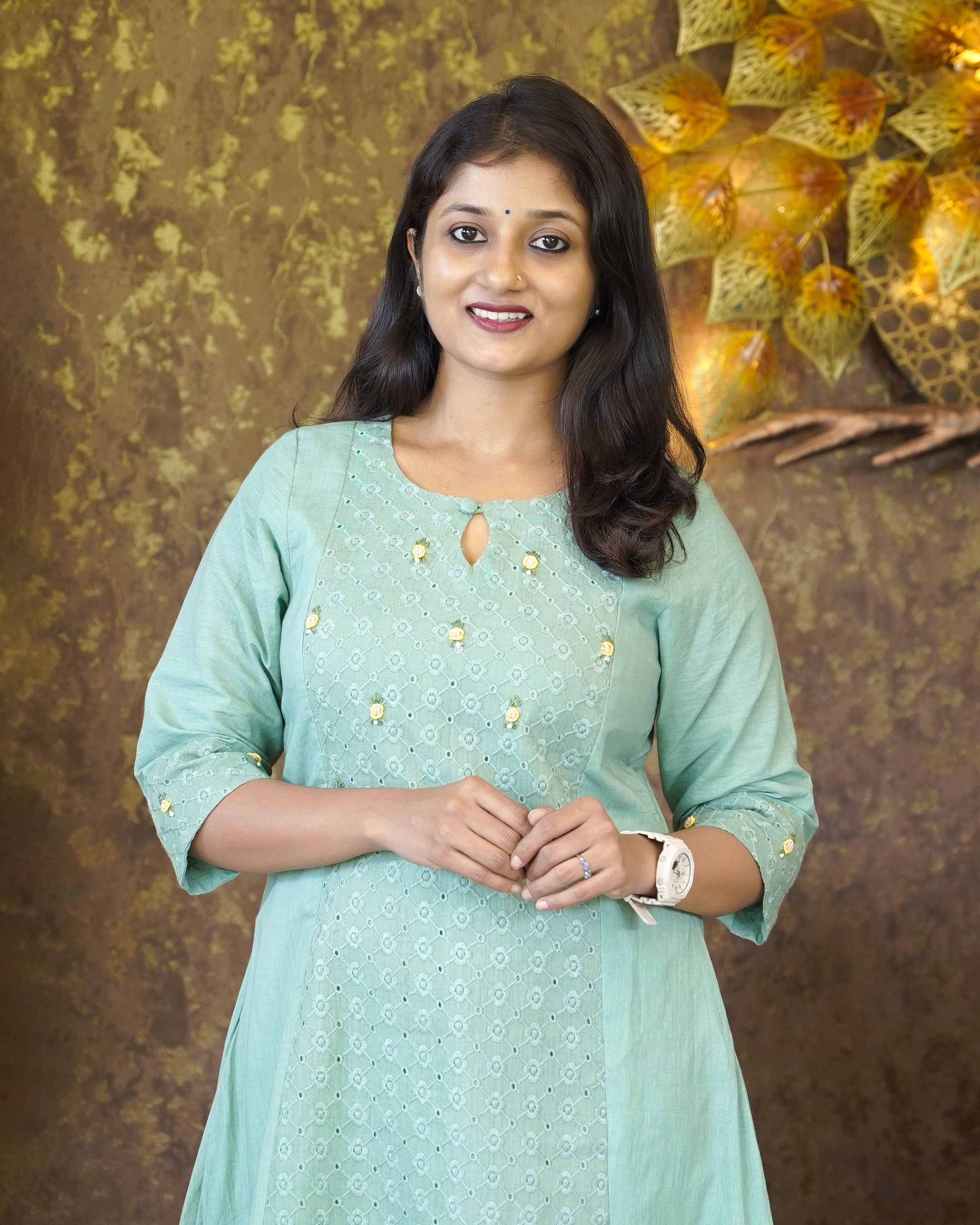 Load image into Gallery viewer, Hakoba A-line Kurti(Pre-Order)-5446