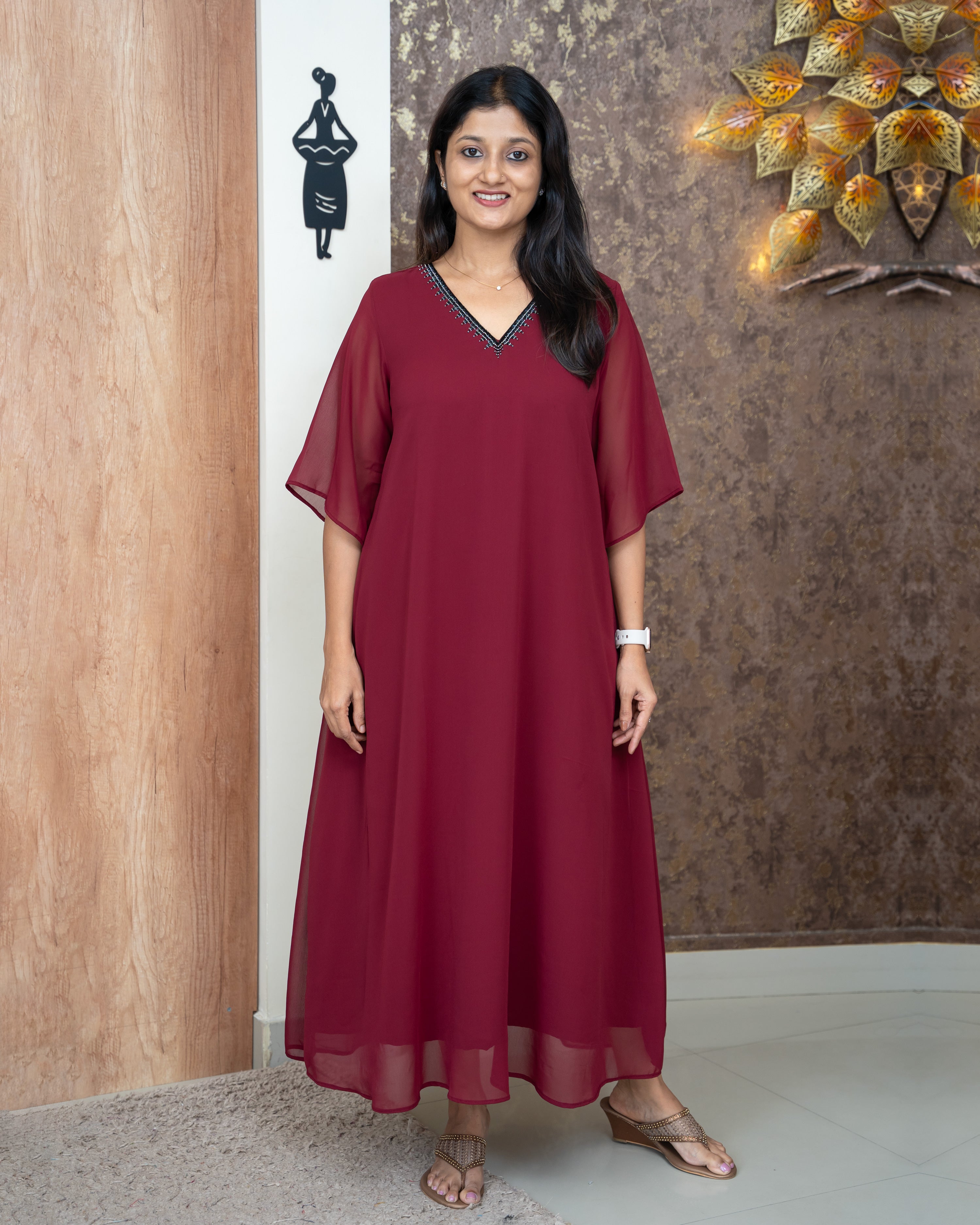 Load image into Gallery viewer, Faux Georgette Designer Kurti(Pre-order)-839