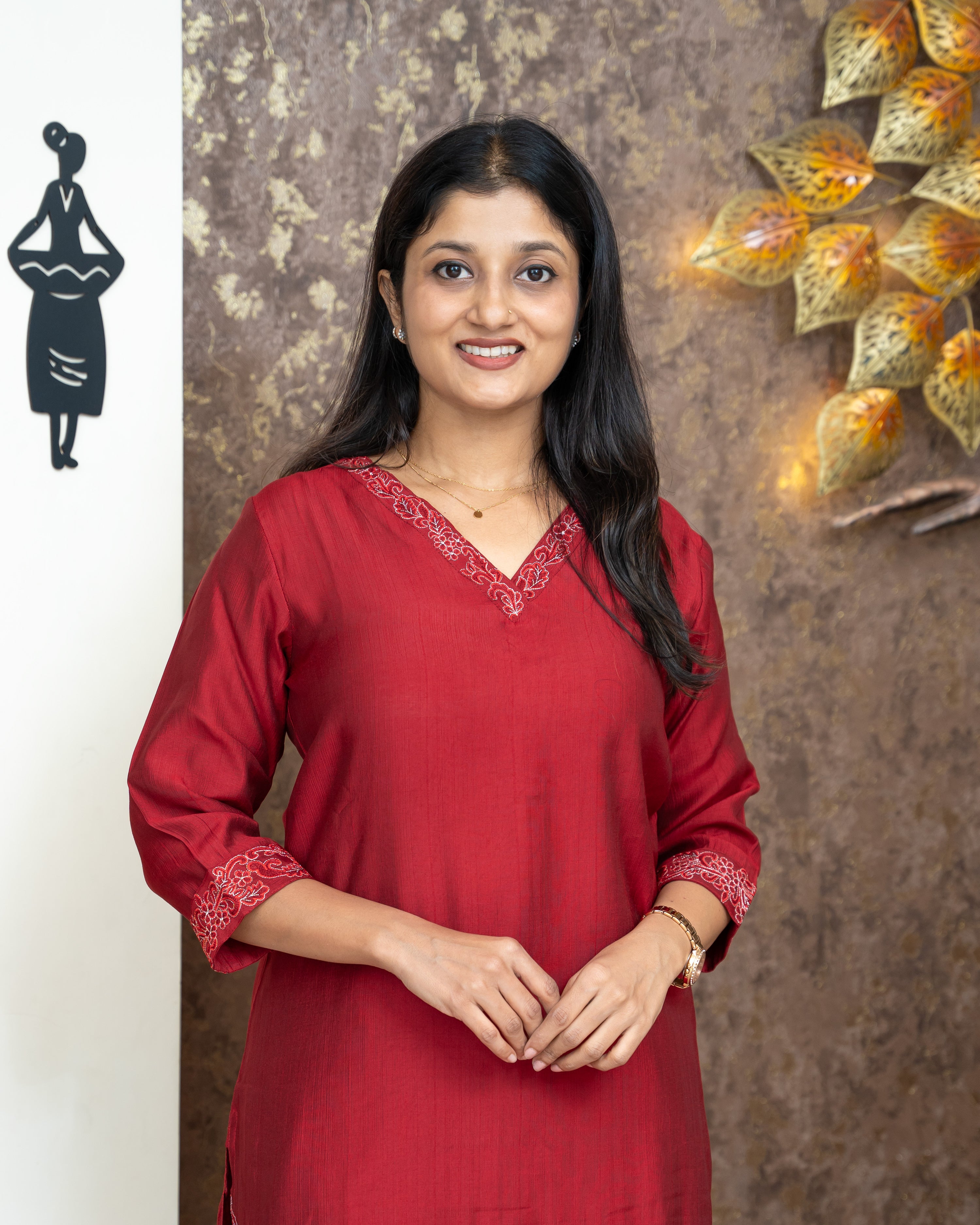 Load image into Gallery viewer, Semi Silk Co-Ord Set-4870