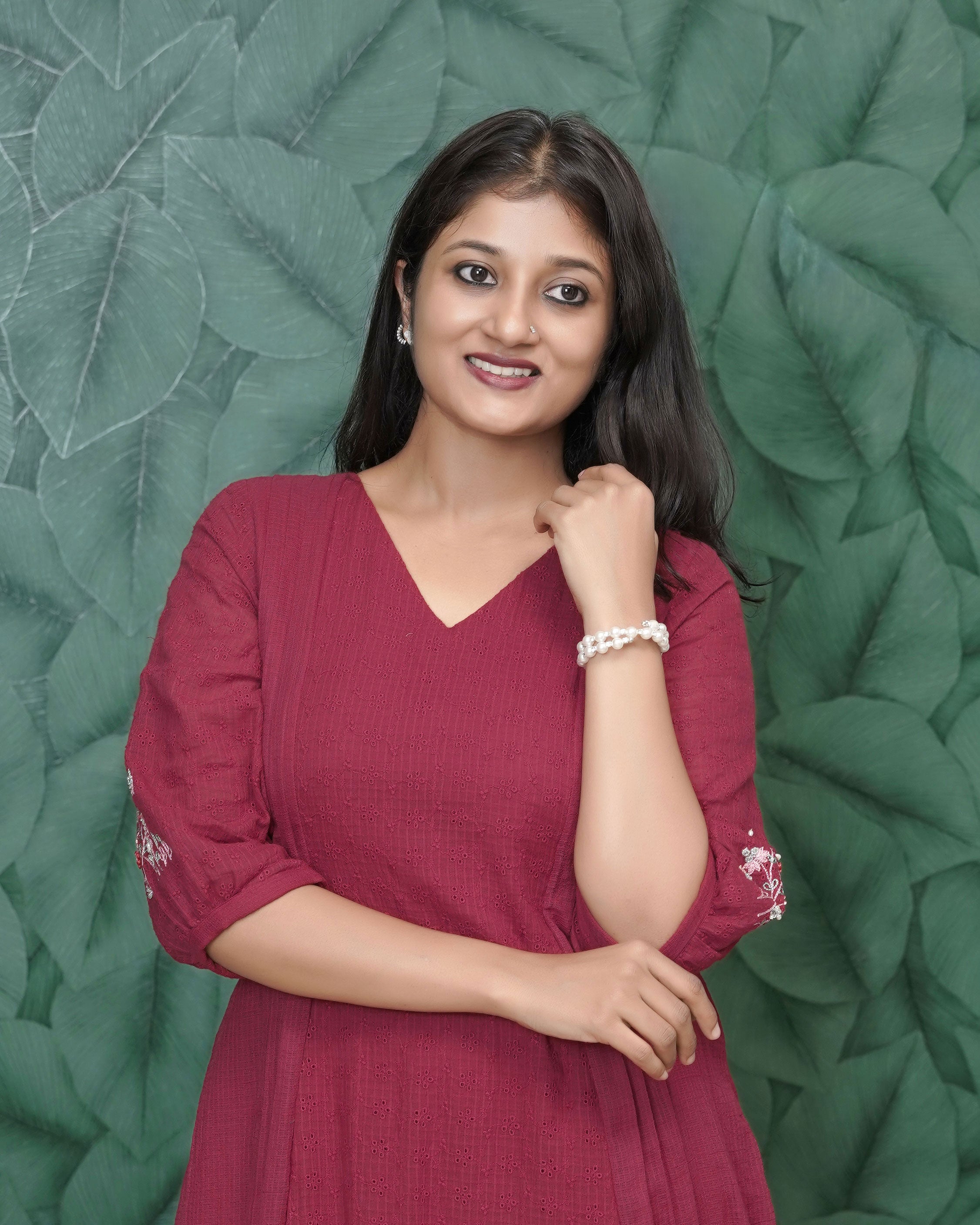 Load image into Gallery viewer, Kota Cotton A-line Kurti(Pre- Order)-5462