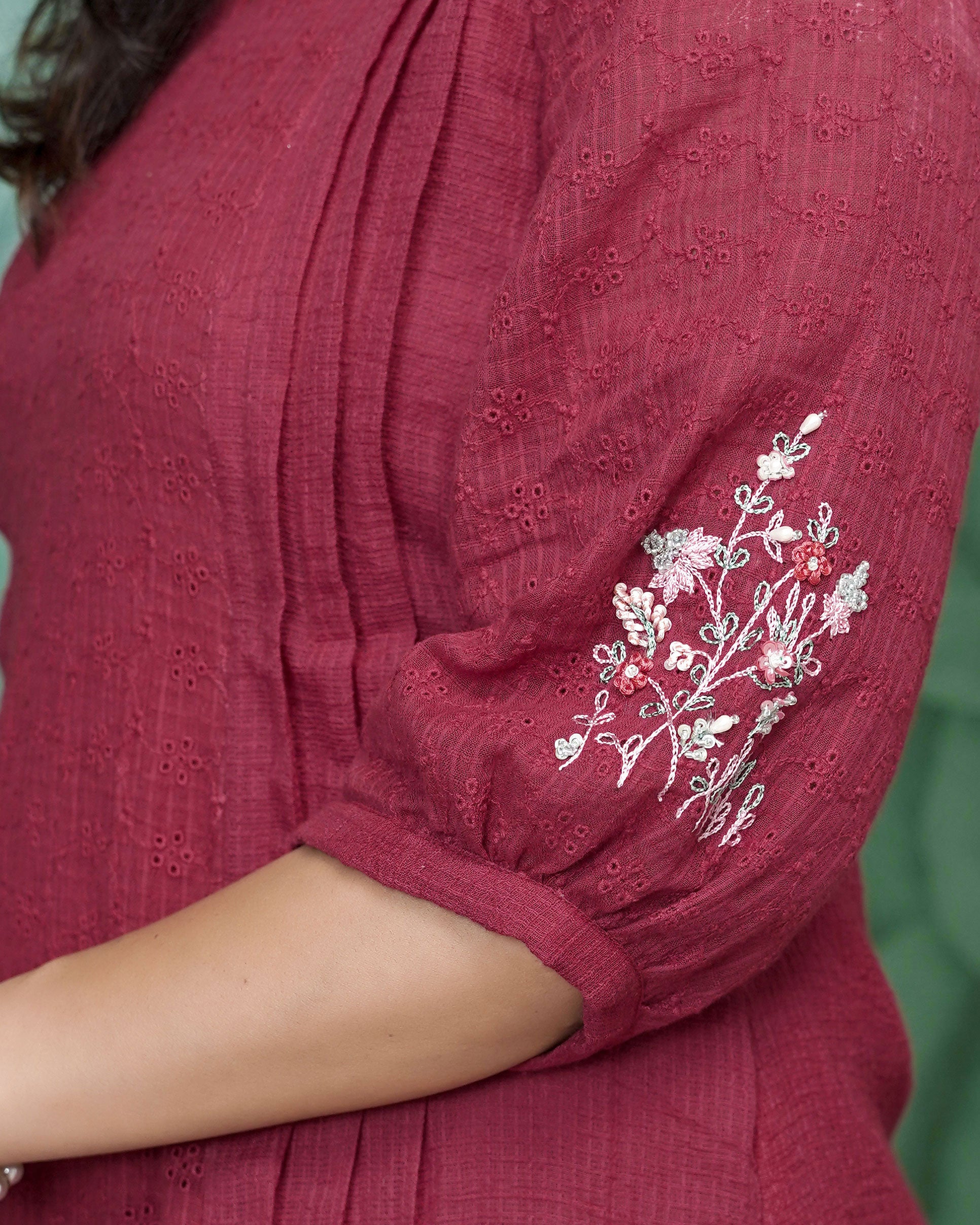 Load image into Gallery viewer, Kota Cotton A-line Kurti(Pre- Order)-5462