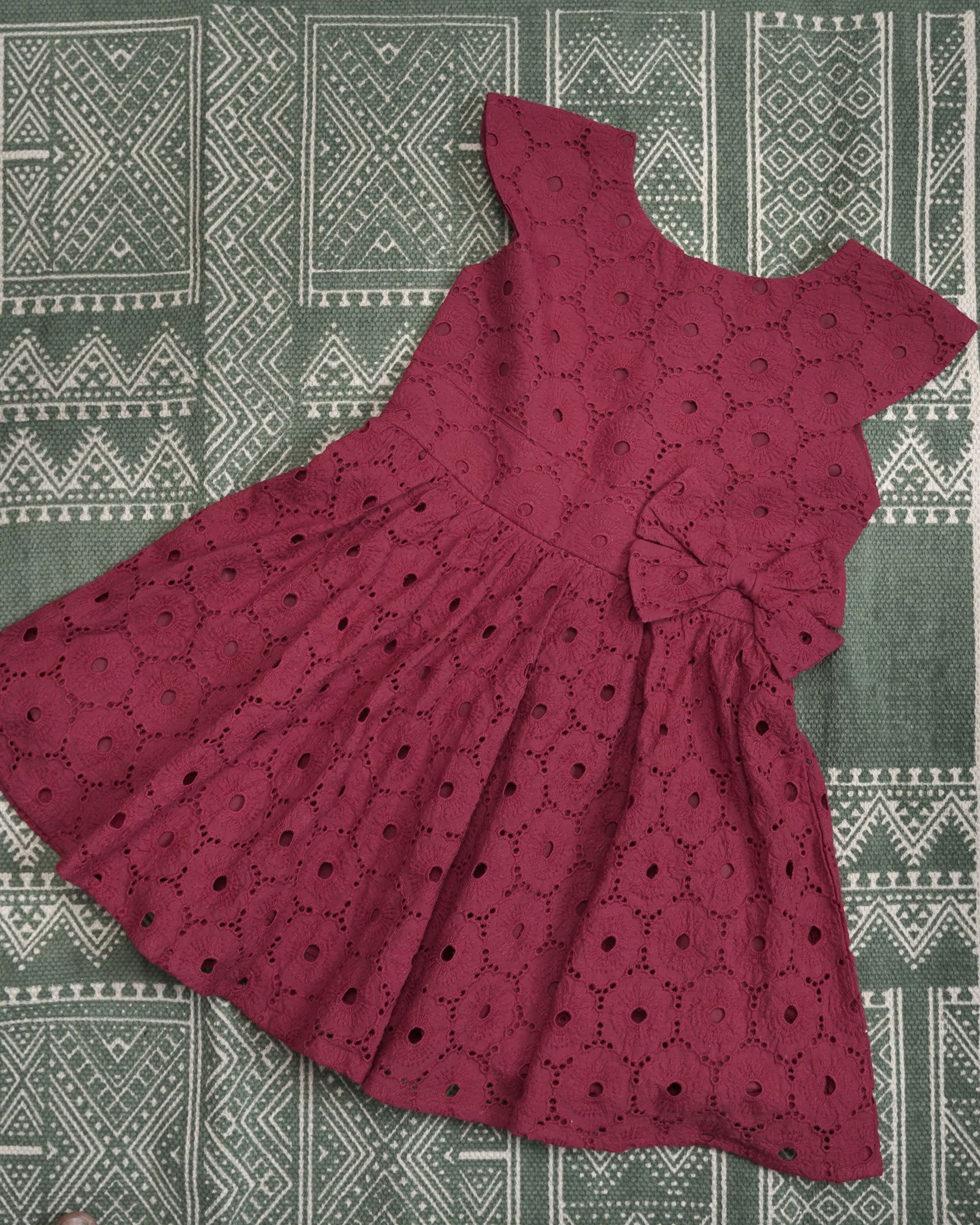 Load image into Gallery viewer, Hakoba Designer Kids Frock(Pre- Order)-5464