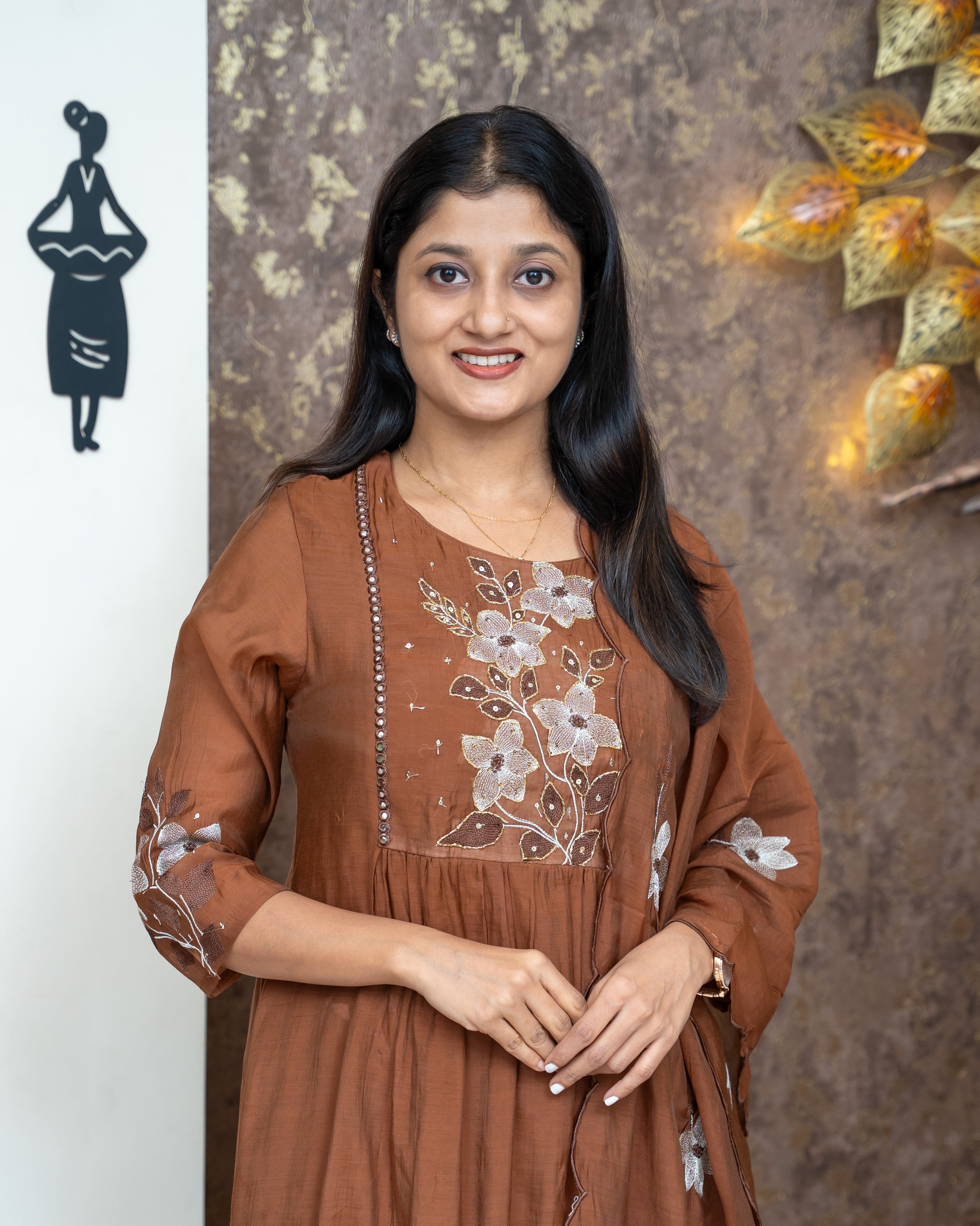 Load image into Gallery viewer, Mul Chanderi Suit- 4959