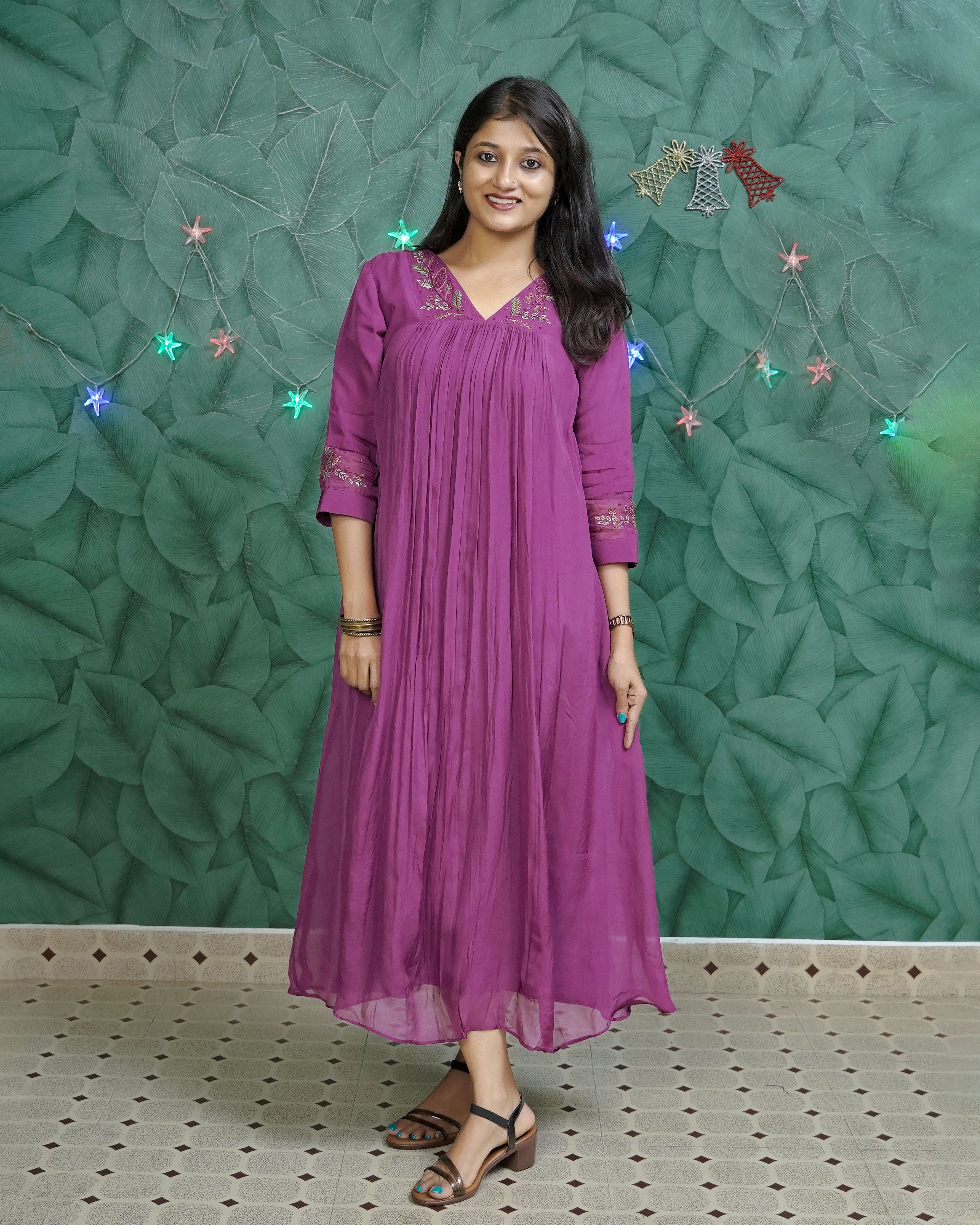 Load image into Gallery viewer, Designer Organza Kurti- 0338(Pre-Order)