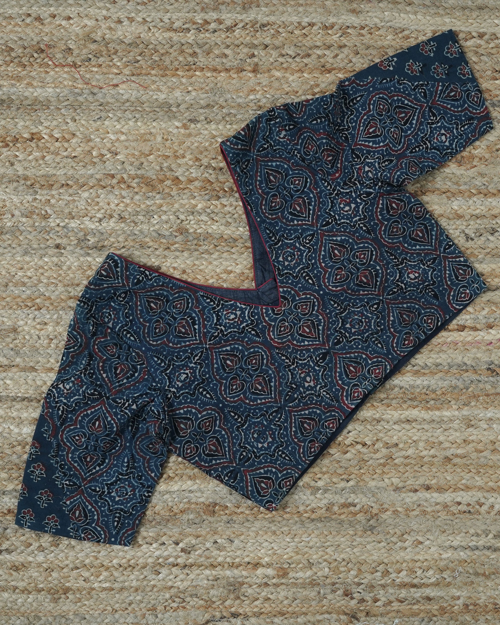 Load image into Gallery viewer, Ajrakh Blouse - 4343 (Pre-Order)