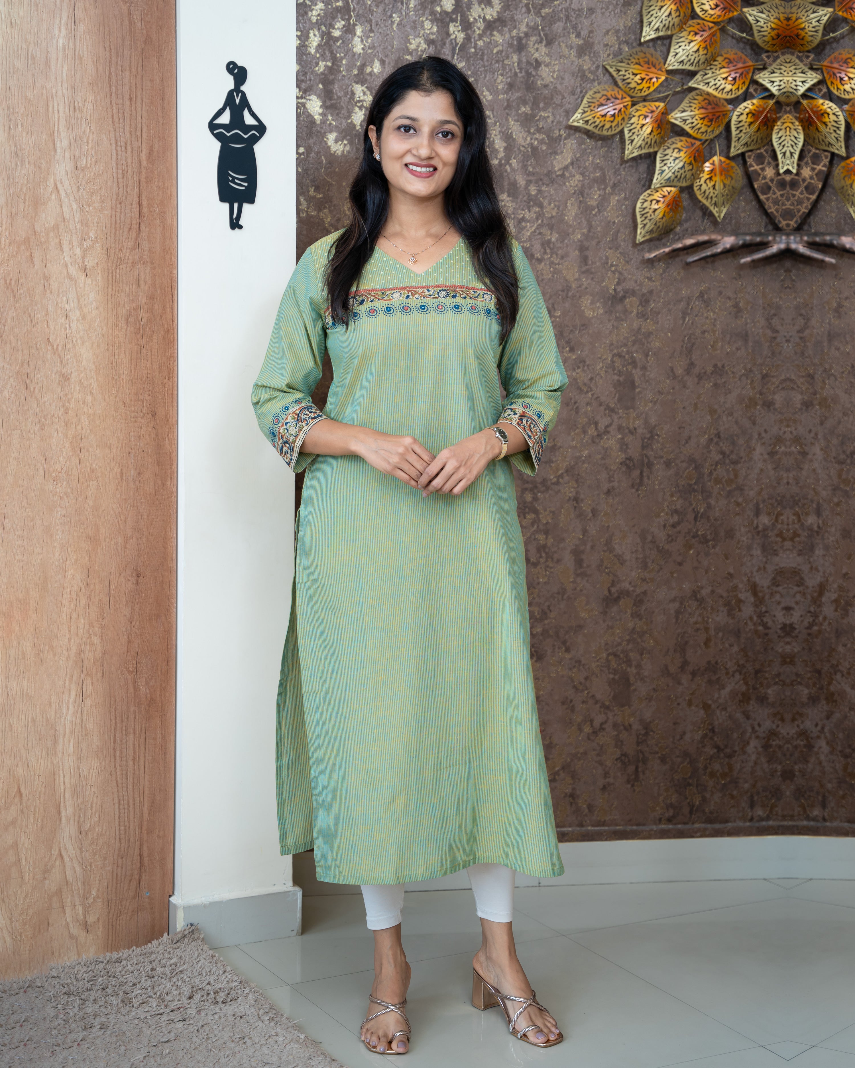 Load image into Gallery viewer, Cotton Kurti-5098