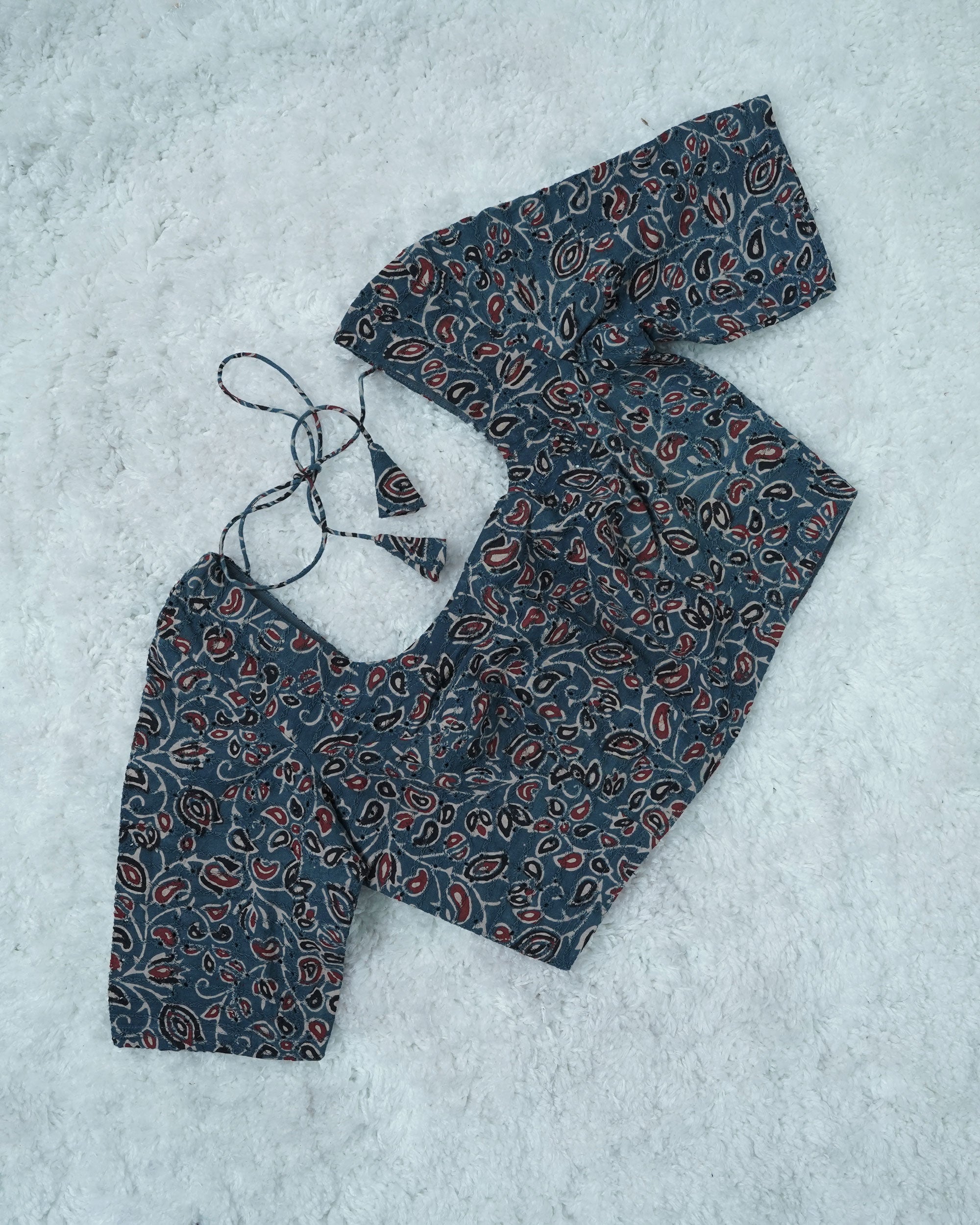 Load image into Gallery viewer, Ajrakh Blouse -5468(Pre-Order)