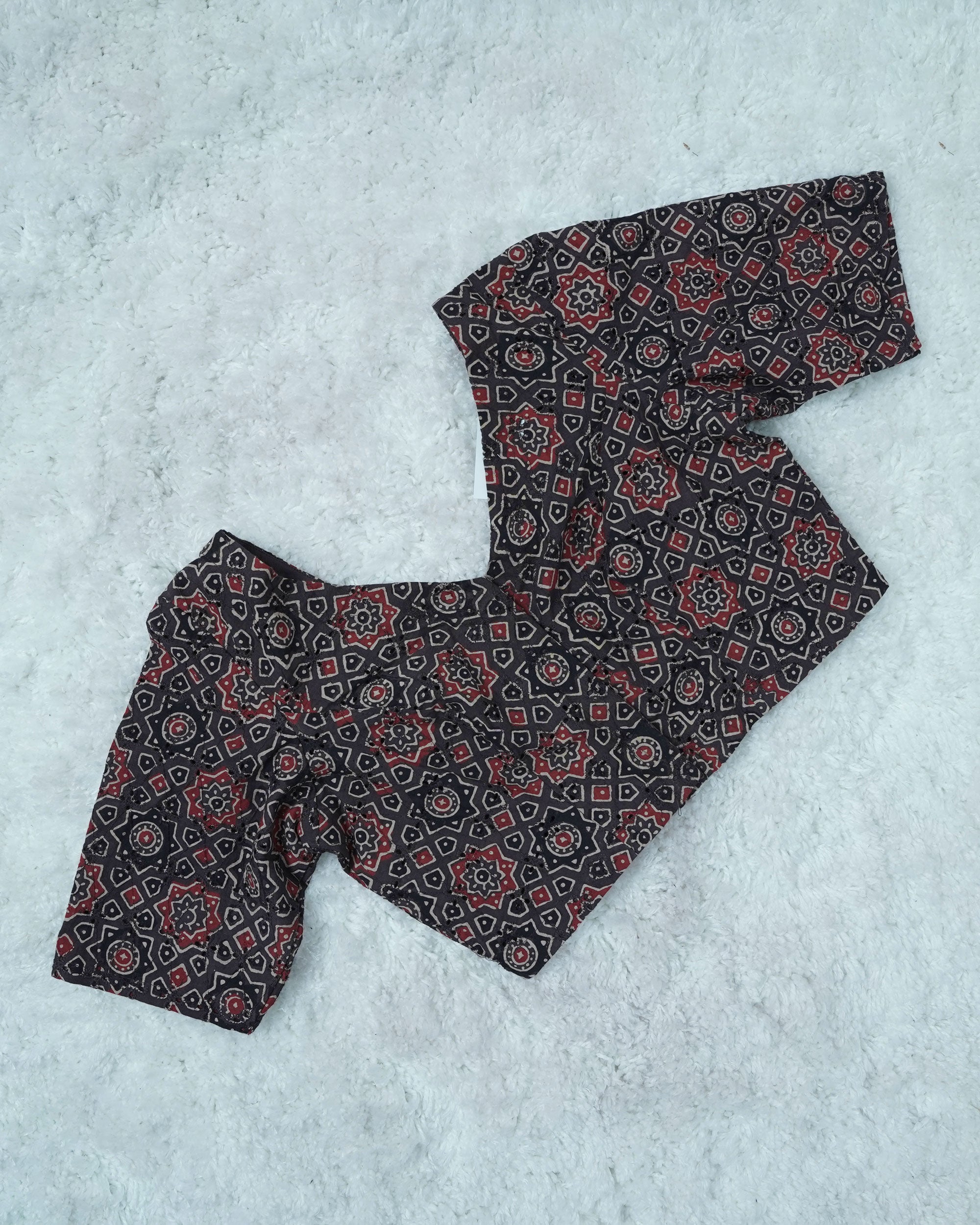 Load image into Gallery viewer, Ajrakh Blouse -5467(Pre-Order)