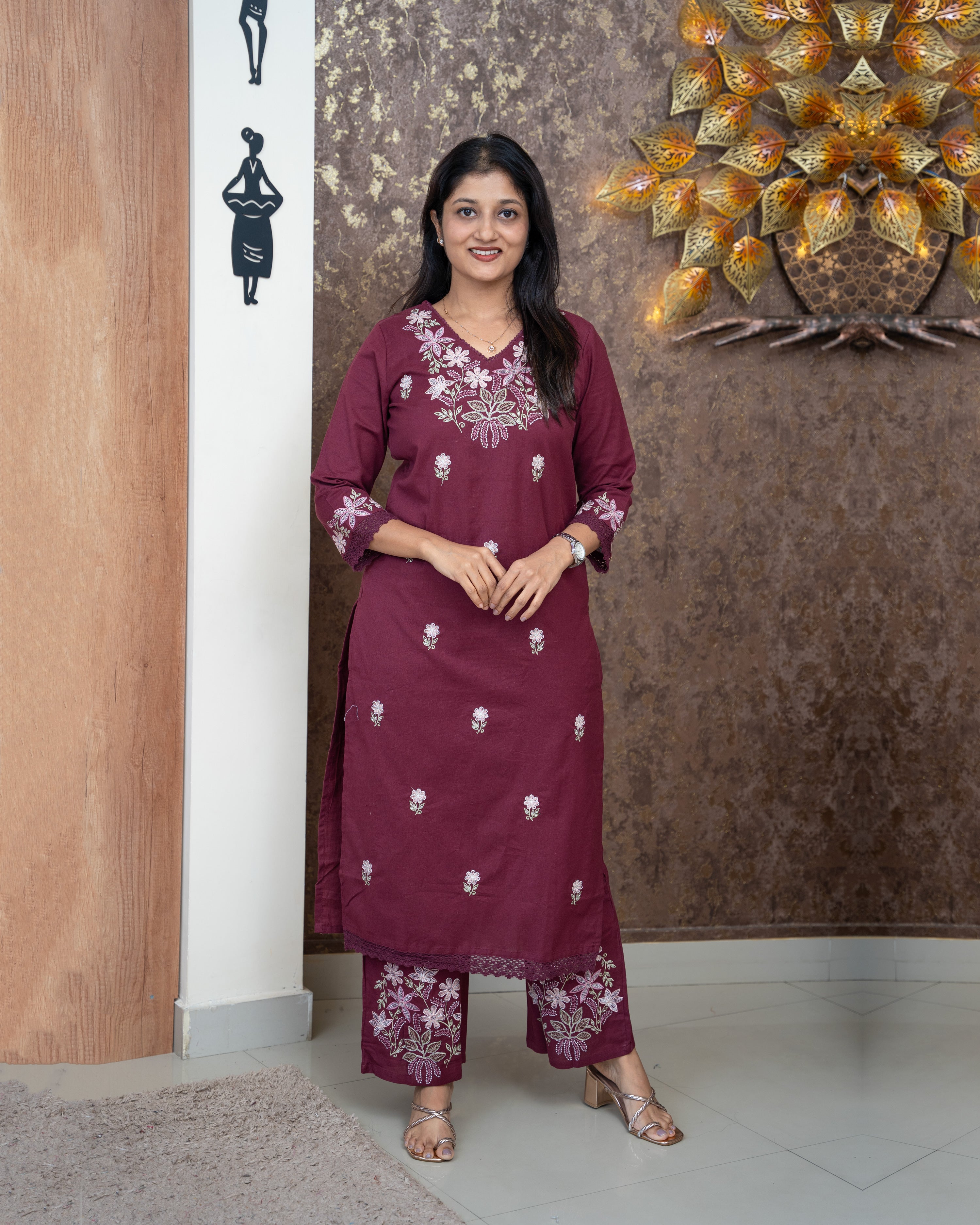 Load image into Gallery viewer, Pure Cotton Co-Ord Set-5181