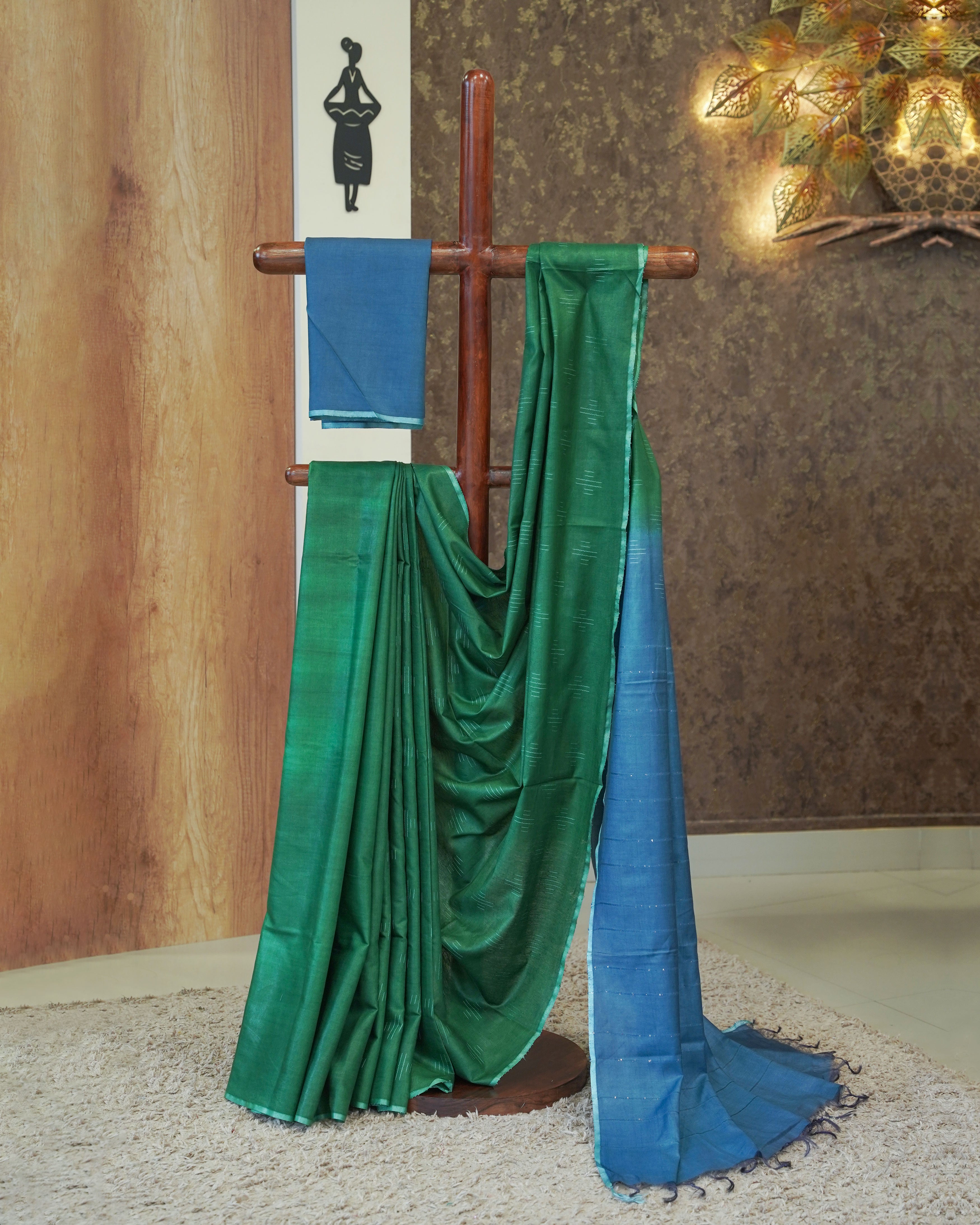 Load image into Gallery viewer, Semi Tussar Silk Saree (Pre- Order)-0357