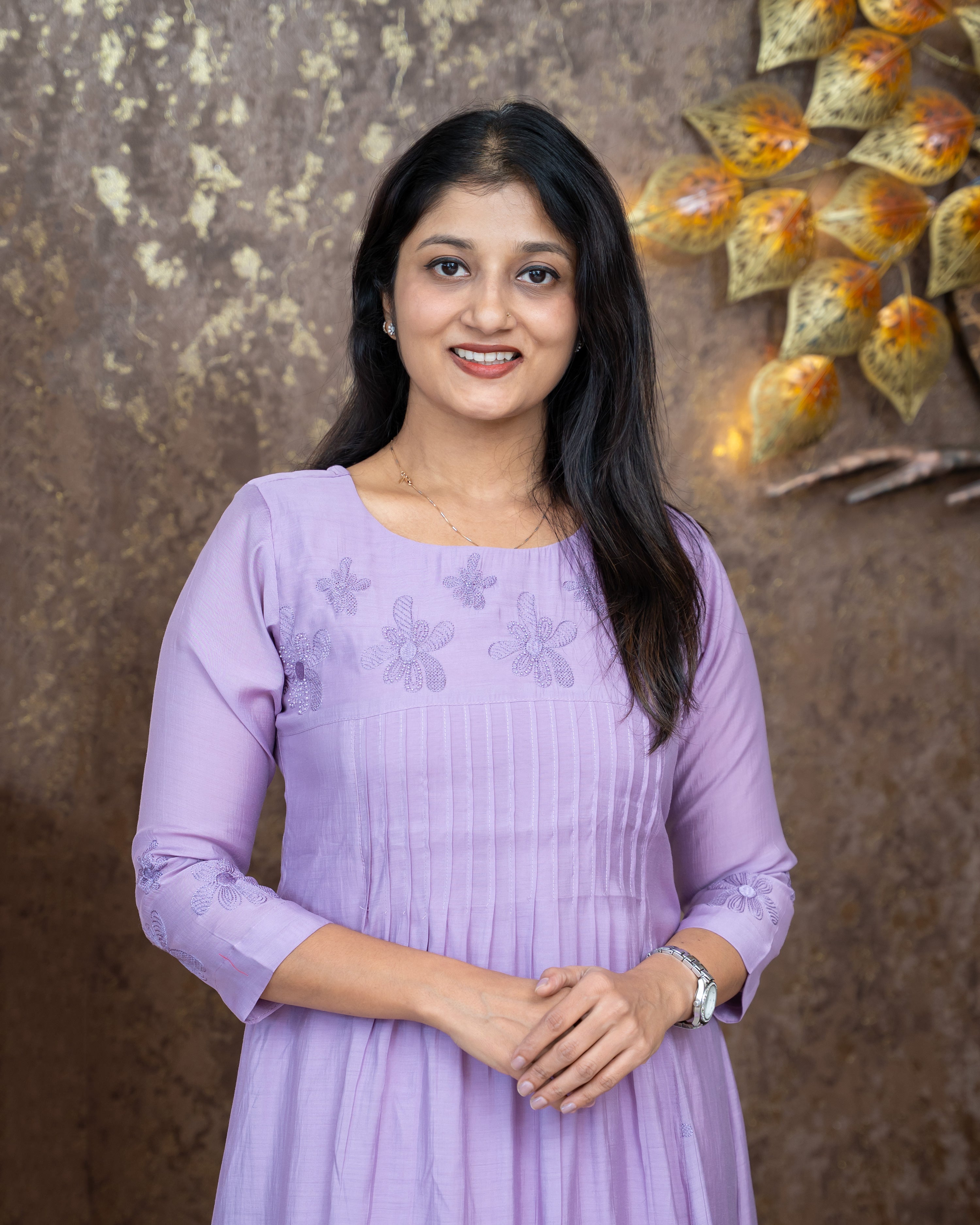 Load image into Gallery viewer, Mul Chanderi Kurti-5187