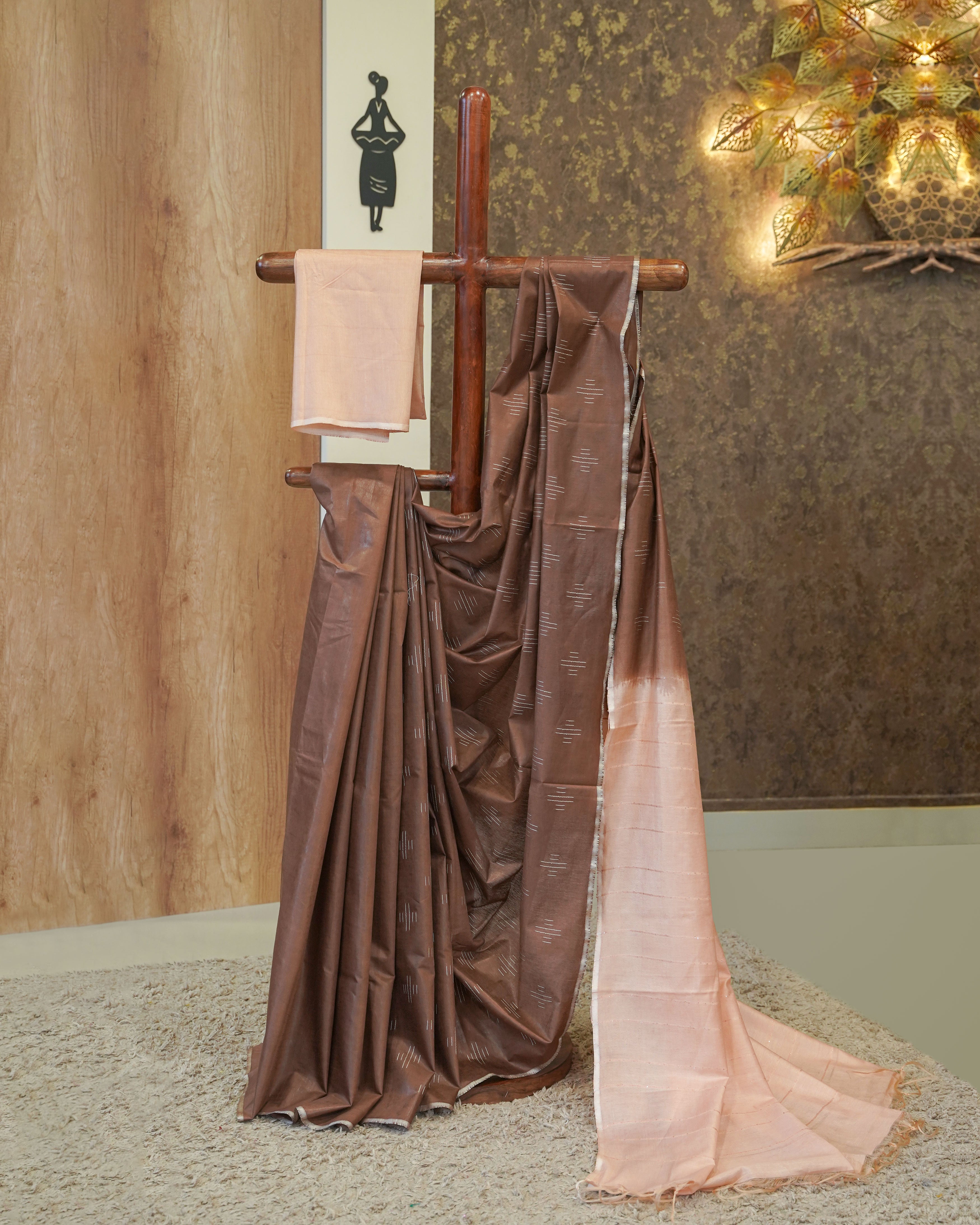 Load image into Gallery viewer, Semi Tussar Silk Saree (Pre- Order)-0357