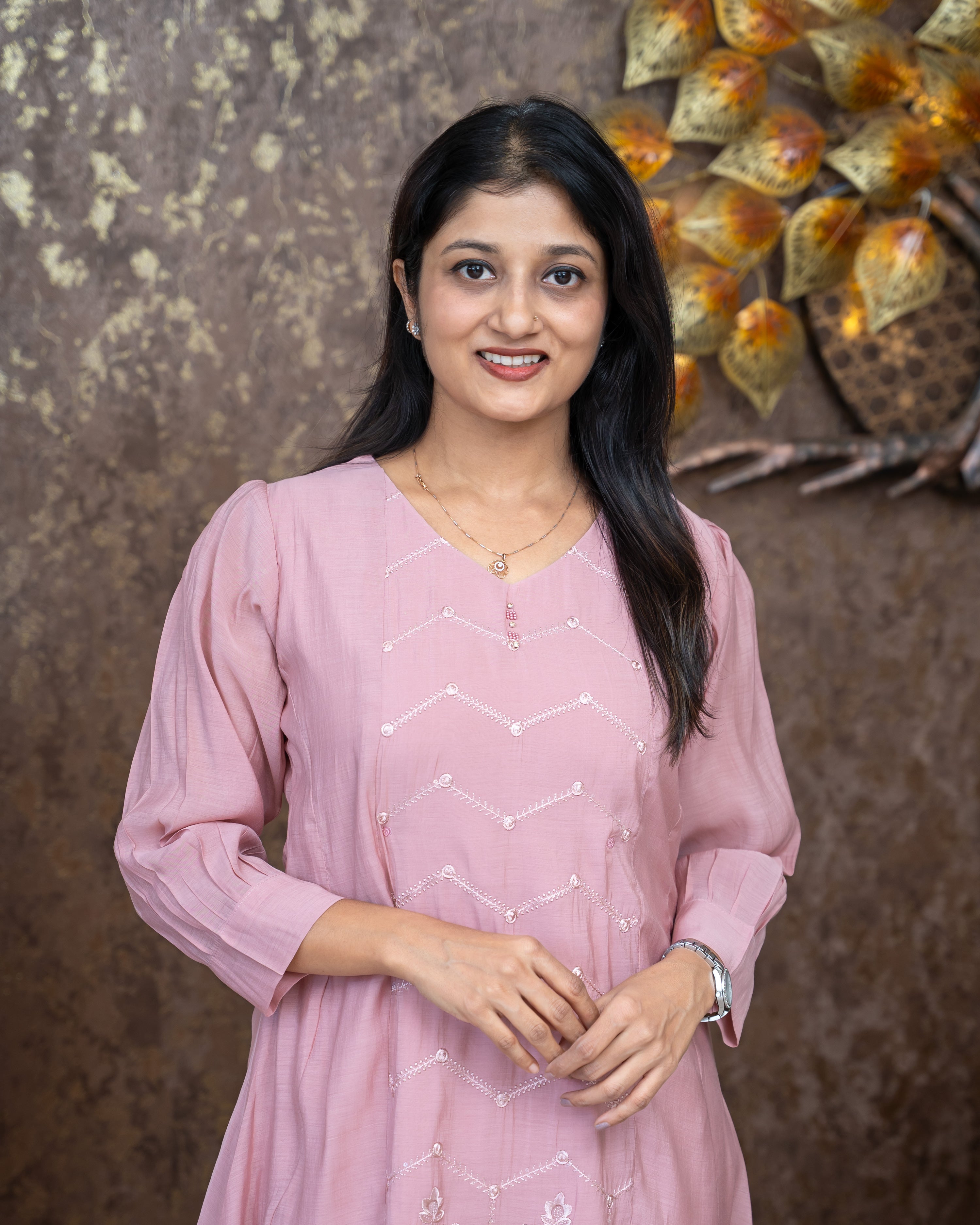 Load image into Gallery viewer, Mul Chanderi Kurti-5189