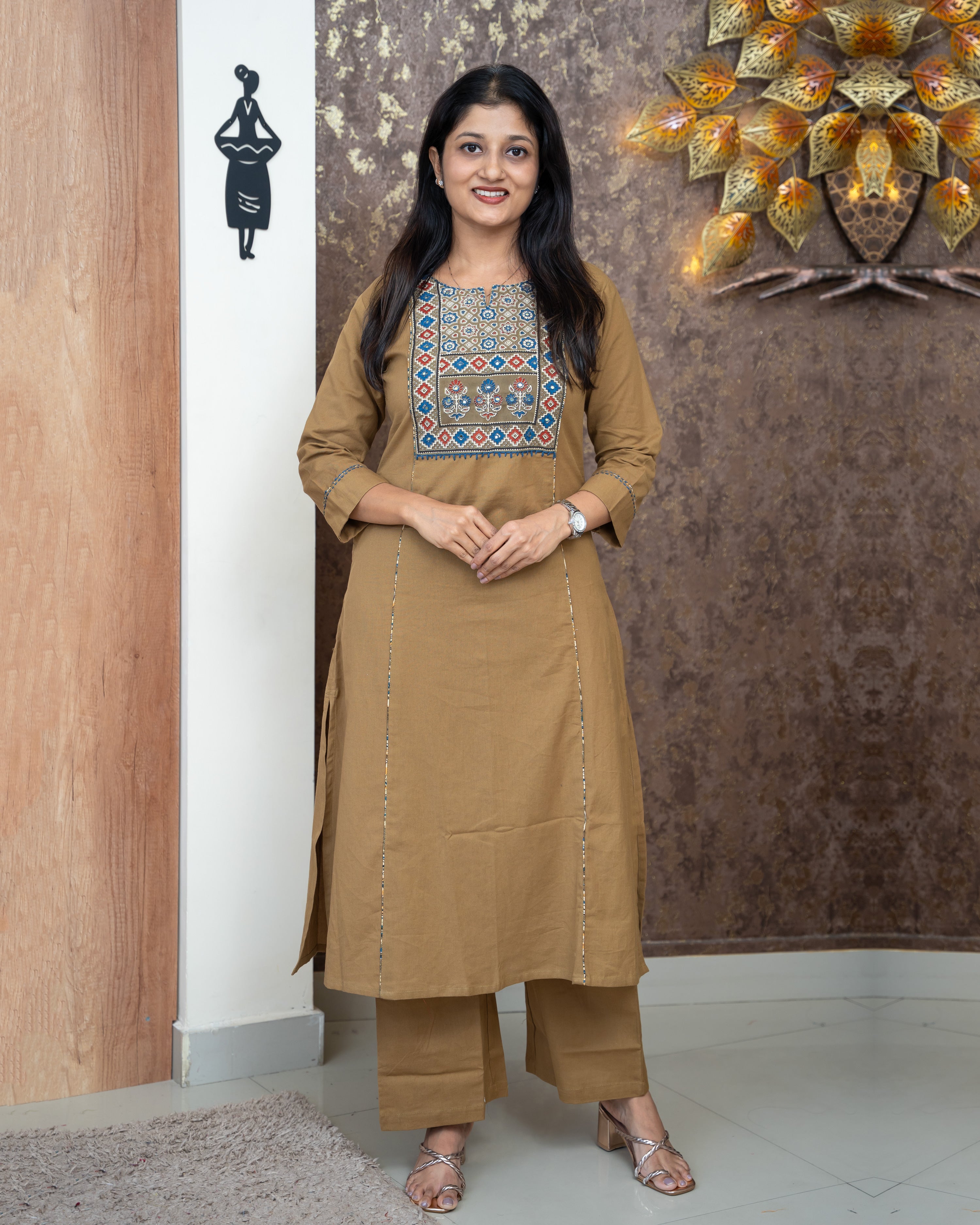 Load image into Gallery viewer, Cotton Co-Ord Set-5180