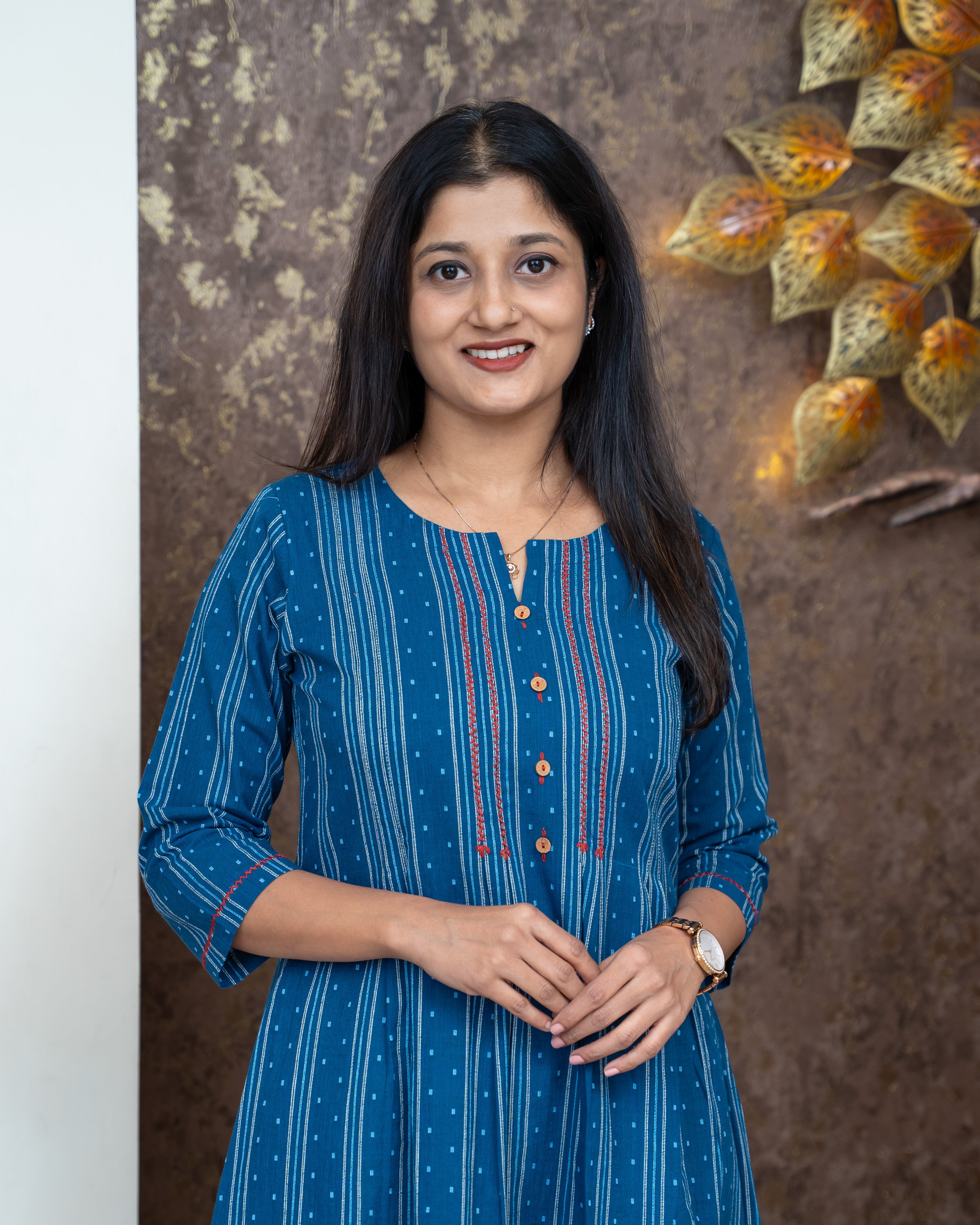 Load image into Gallery viewer, Pure Cotton Kurti-5201