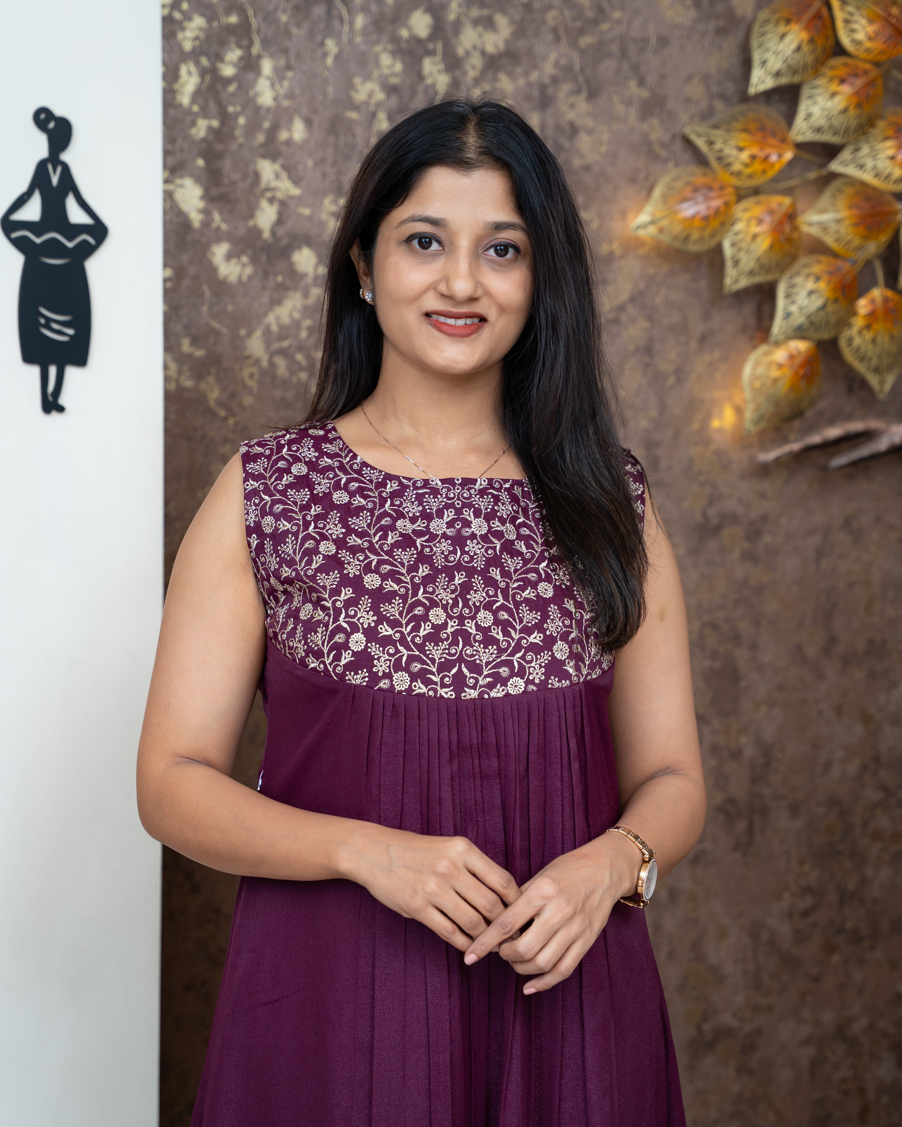 Load image into Gallery viewer, Georgette Kurti-5184