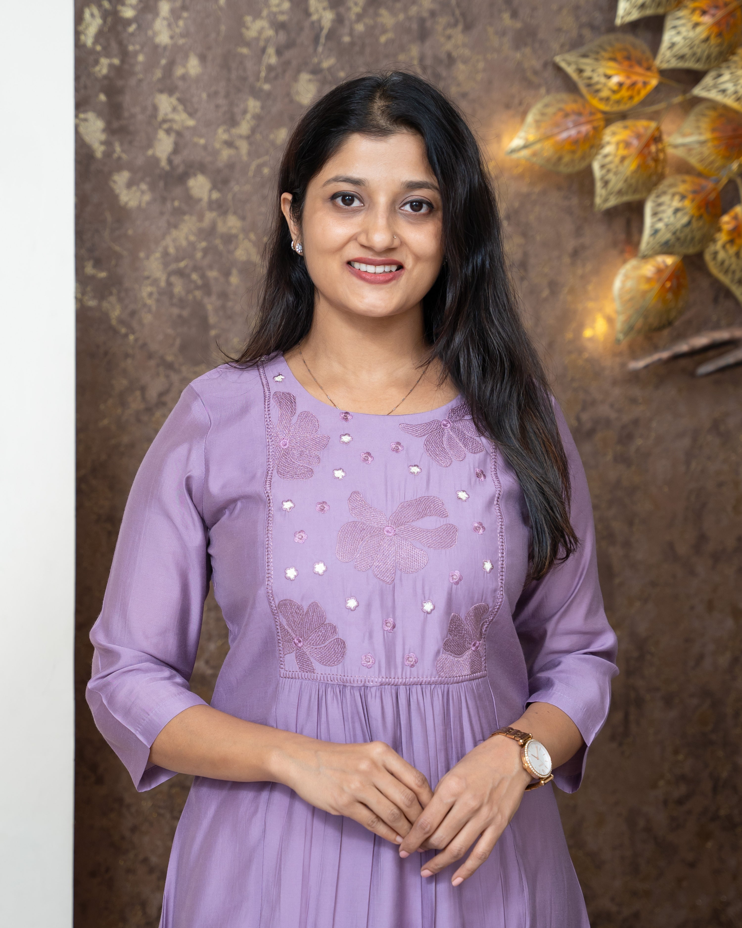 Load image into Gallery viewer, Mul Chanderi Kurti-5315