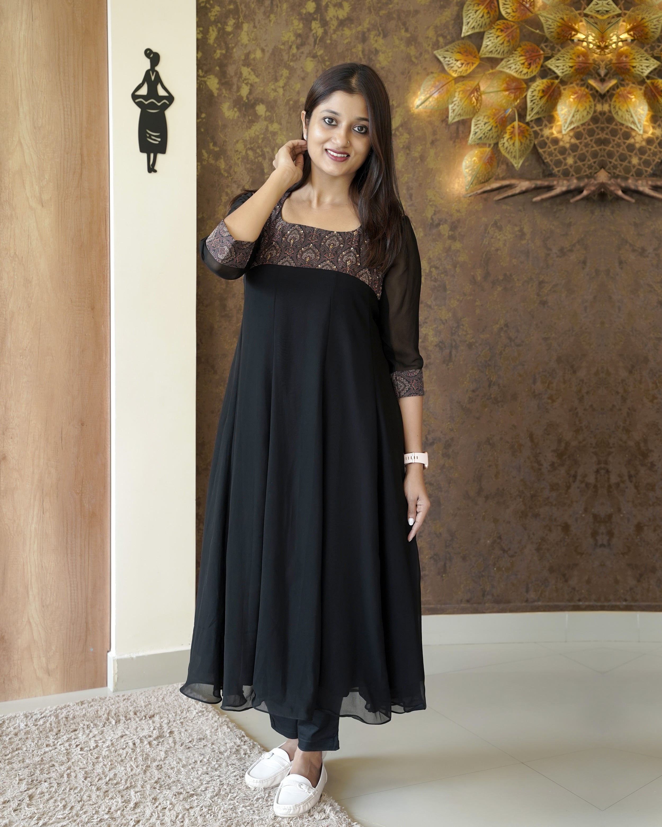 Load image into Gallery viewer, Faux Georgette Designer Kurti (pre-order)-5483