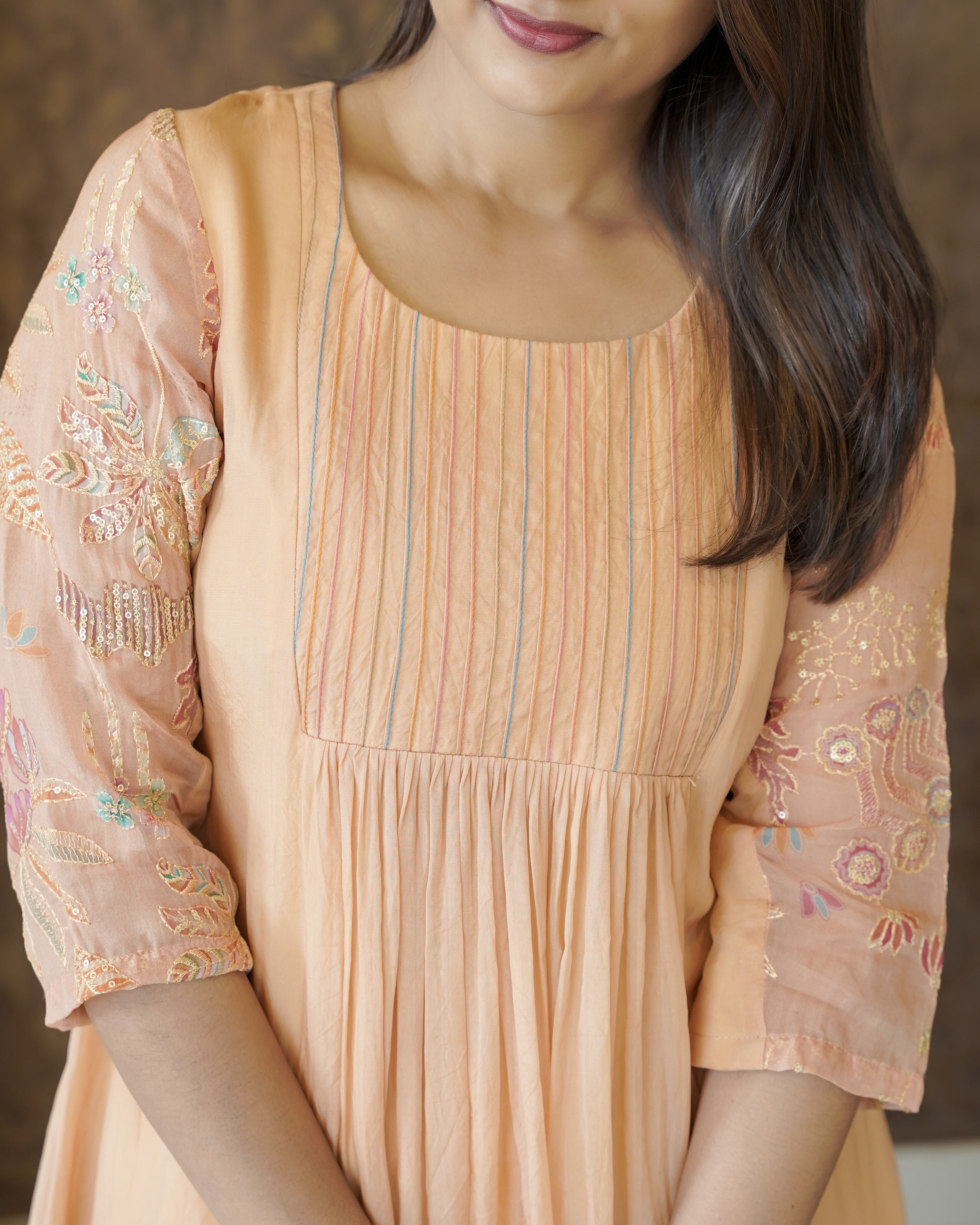 Load image into Gallery viewer, Pure Viscose Organza Designer Kurti (Pre-Order)-5484