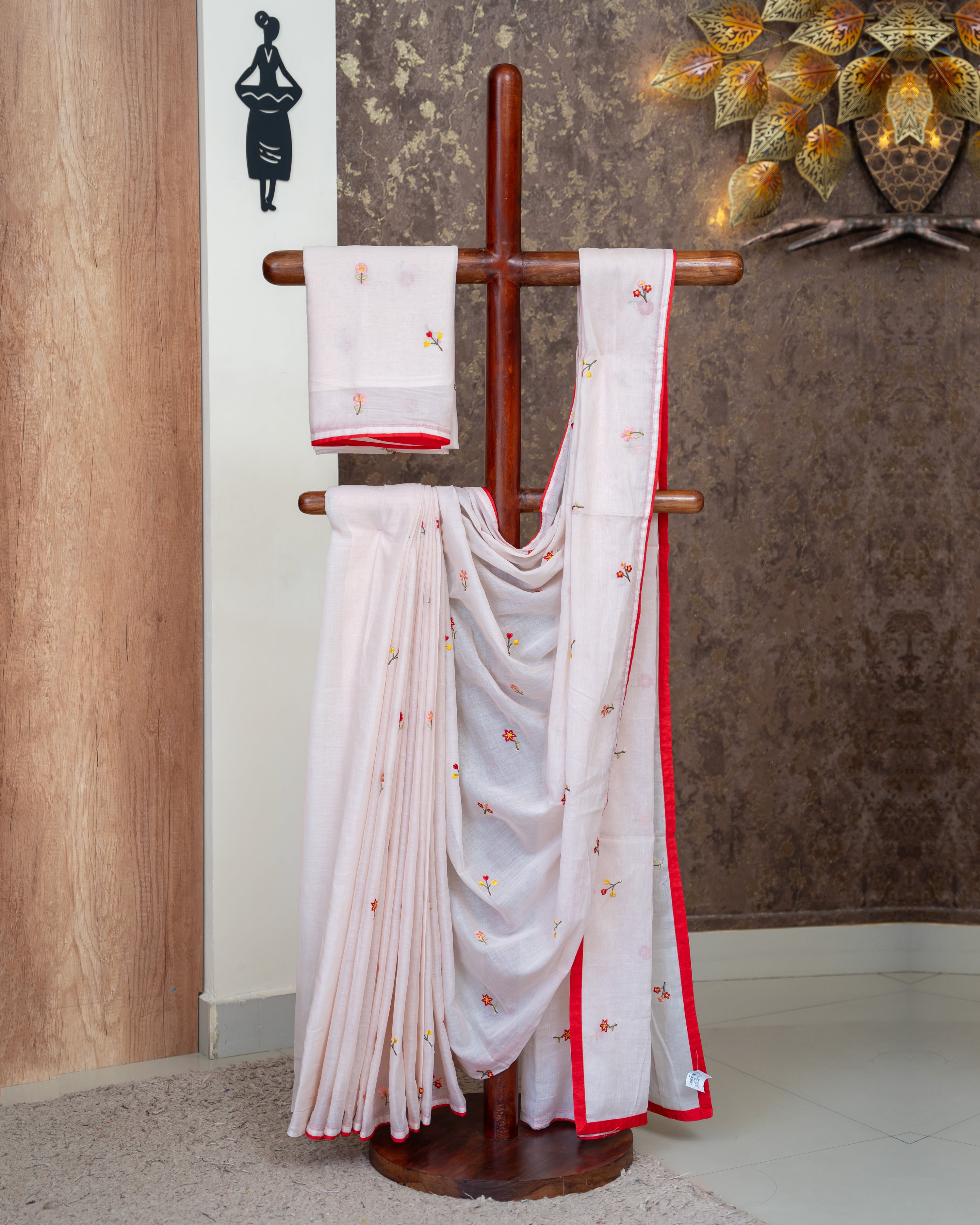 Load image into Gallery viewer, Mul Cotton Saree-5302