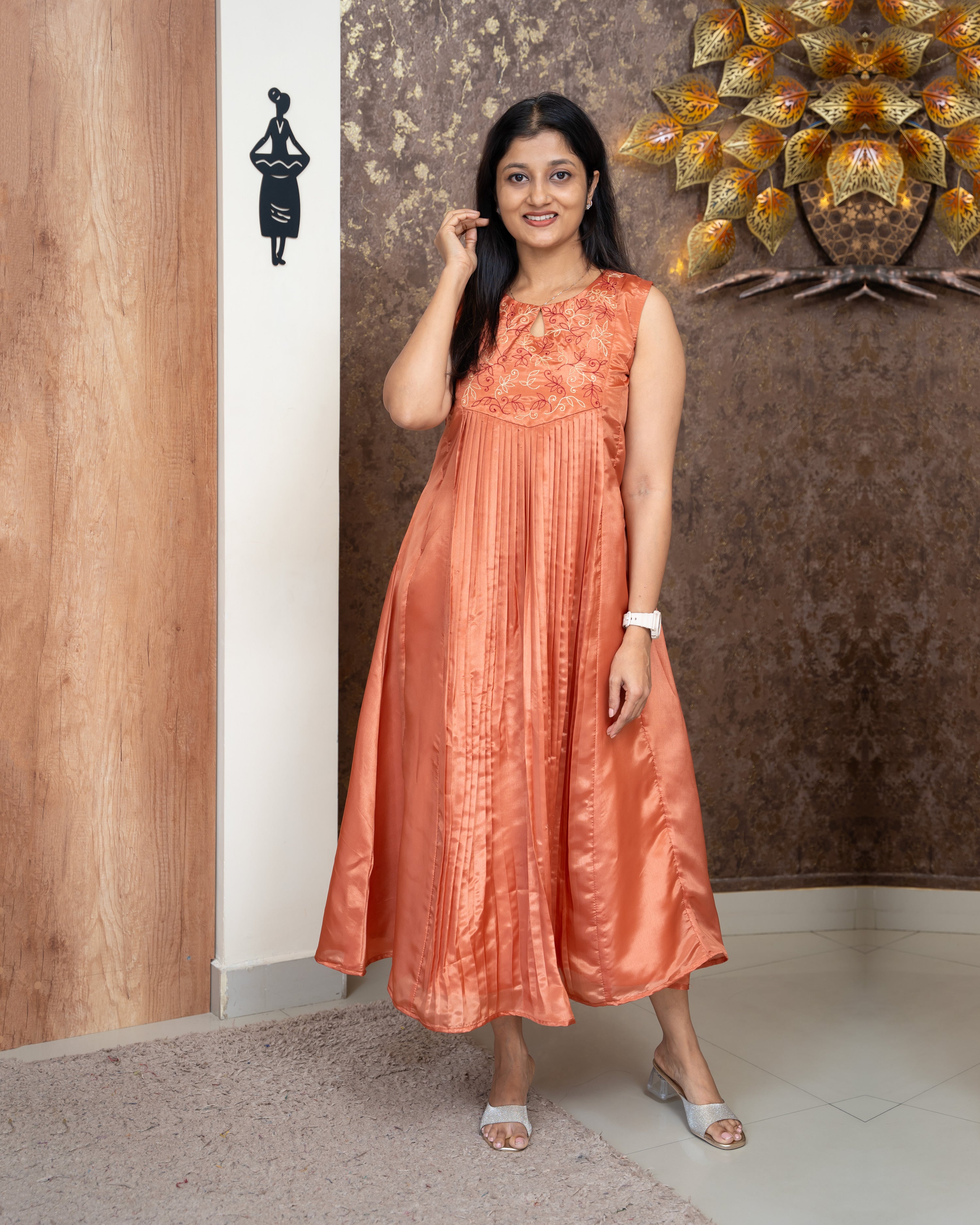 Load image into Gallery viewer, Crape Silk Designer Kurti(Pre-Order)-873