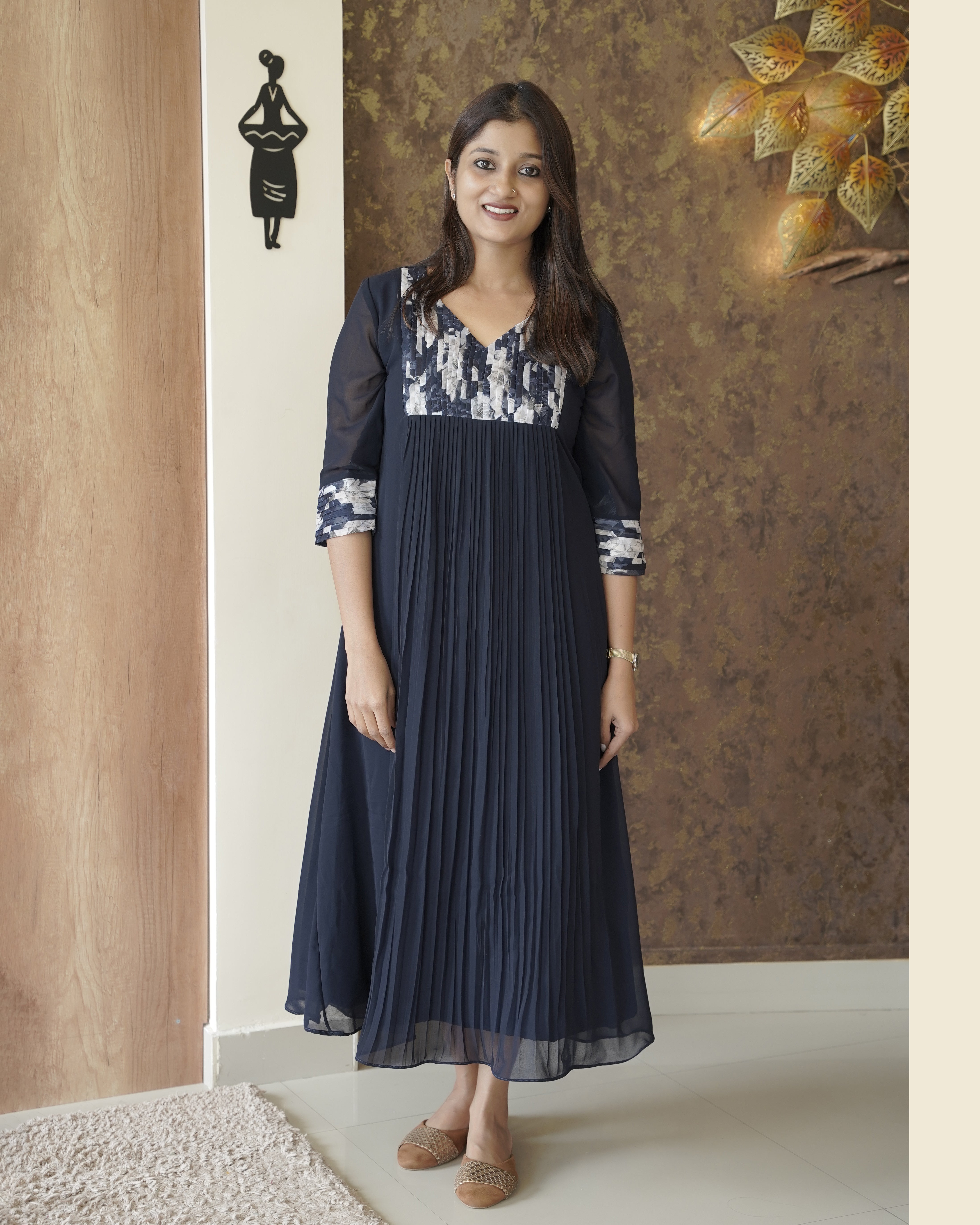 Load image into Gallery viewer, Faux Georgette Designer Kurti (Pre-Order)-0626