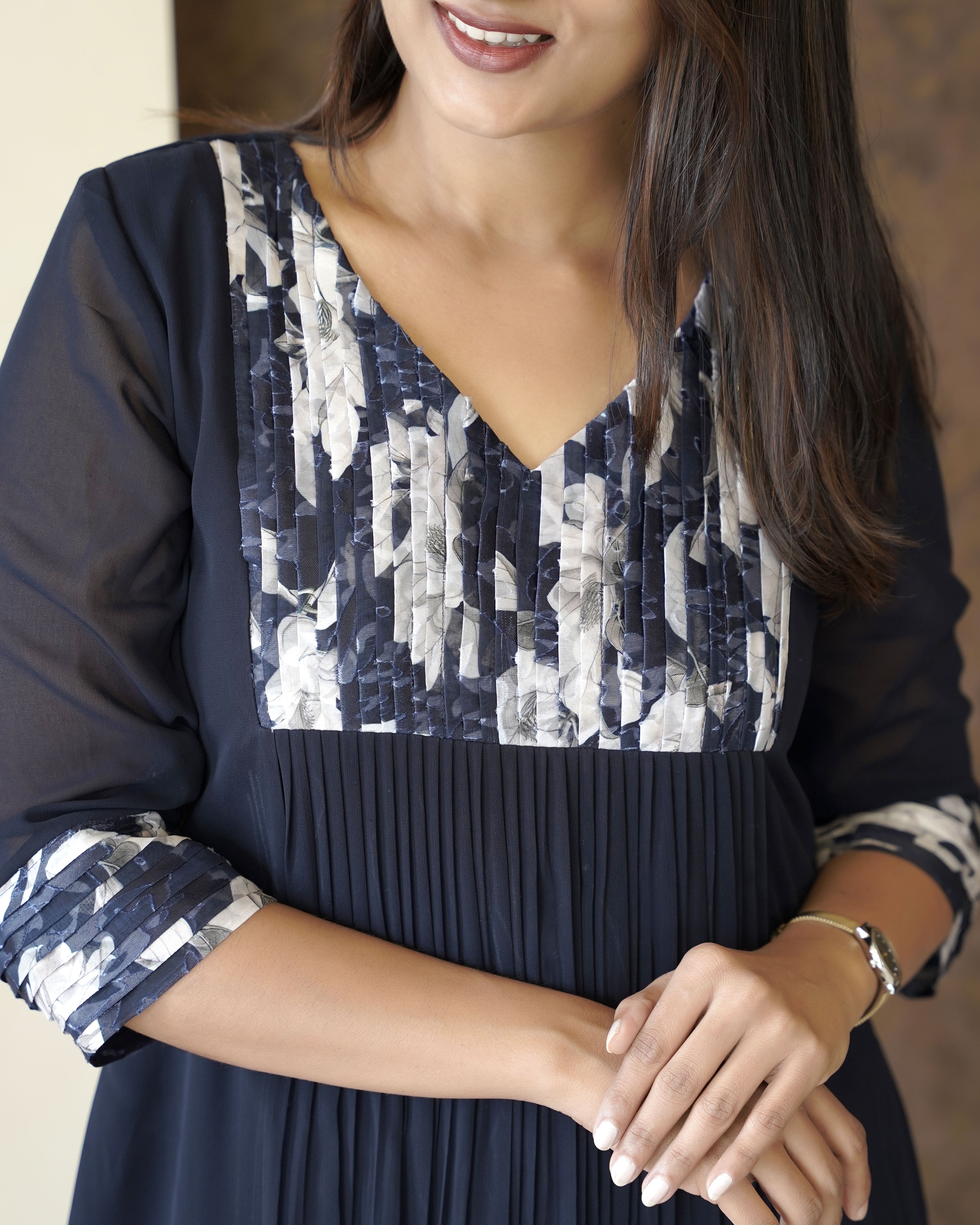 Load image into Gallery viewer, Faux Georgette Designer Kurti (Pre-Order)-0626