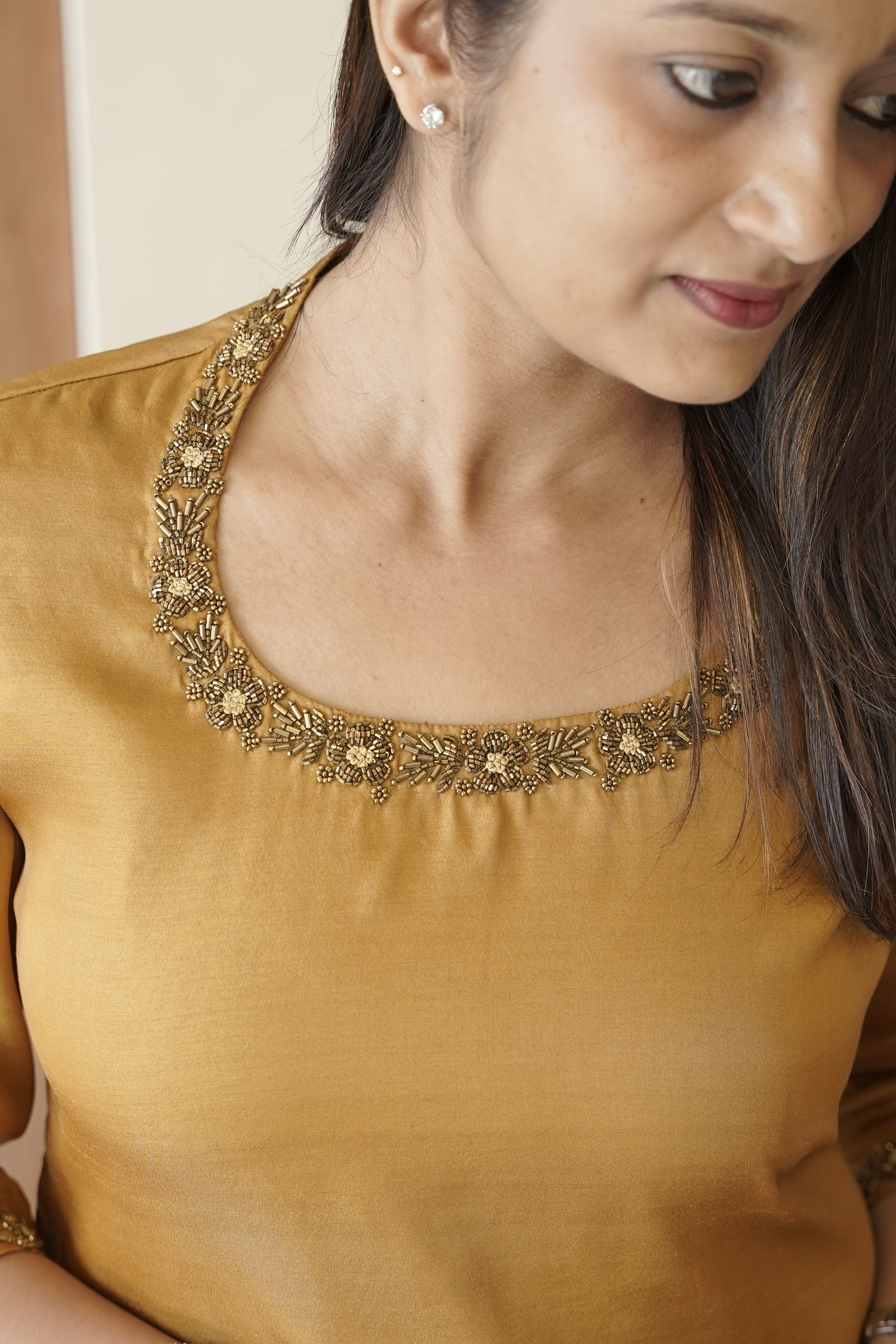 Load image into Gallery viewer, Satin Tussar Designer Kurti (Pre-Order)-5510