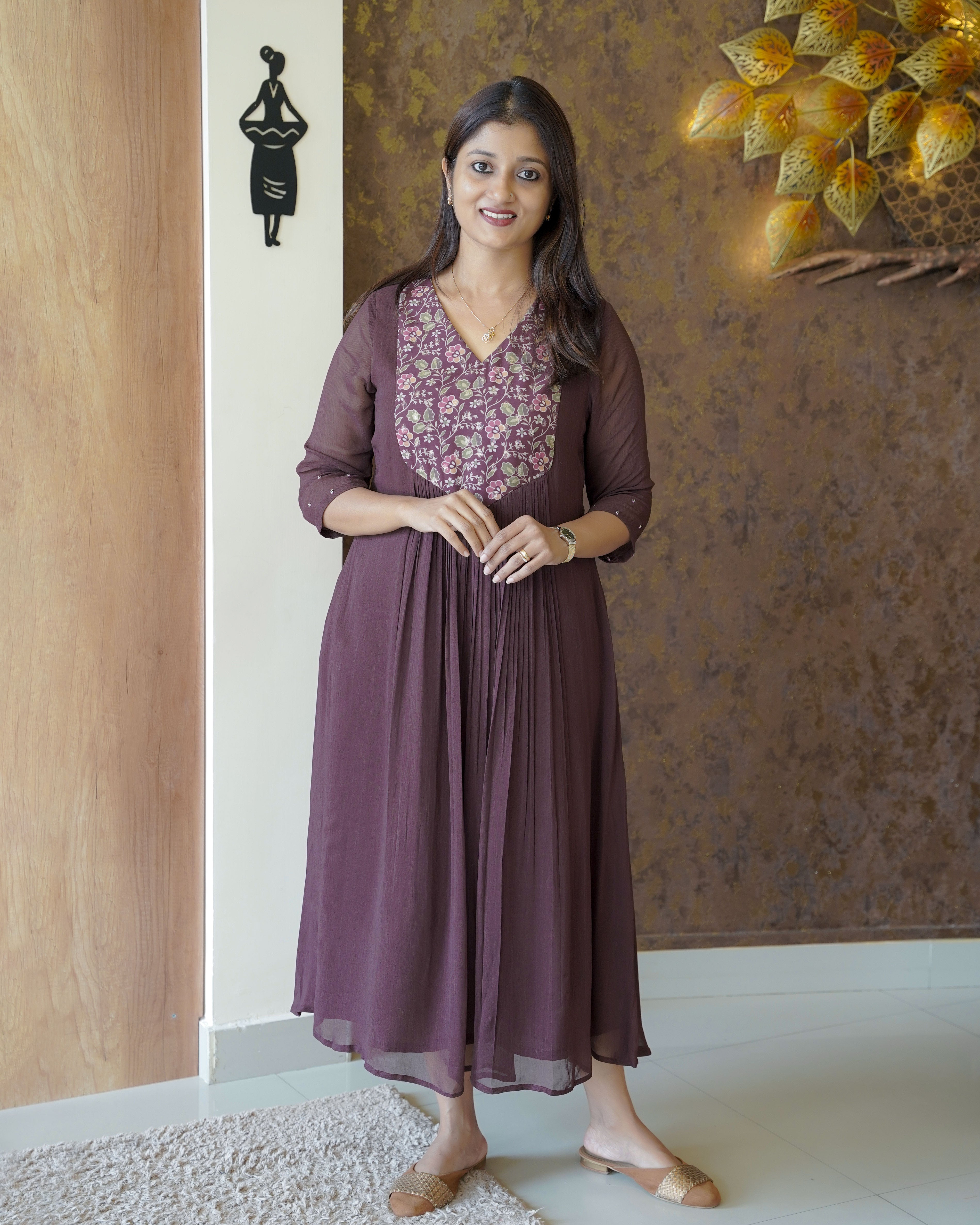 Load image into Gallery viewer, Georgette Designer Kurti(Pre-Order)-0740