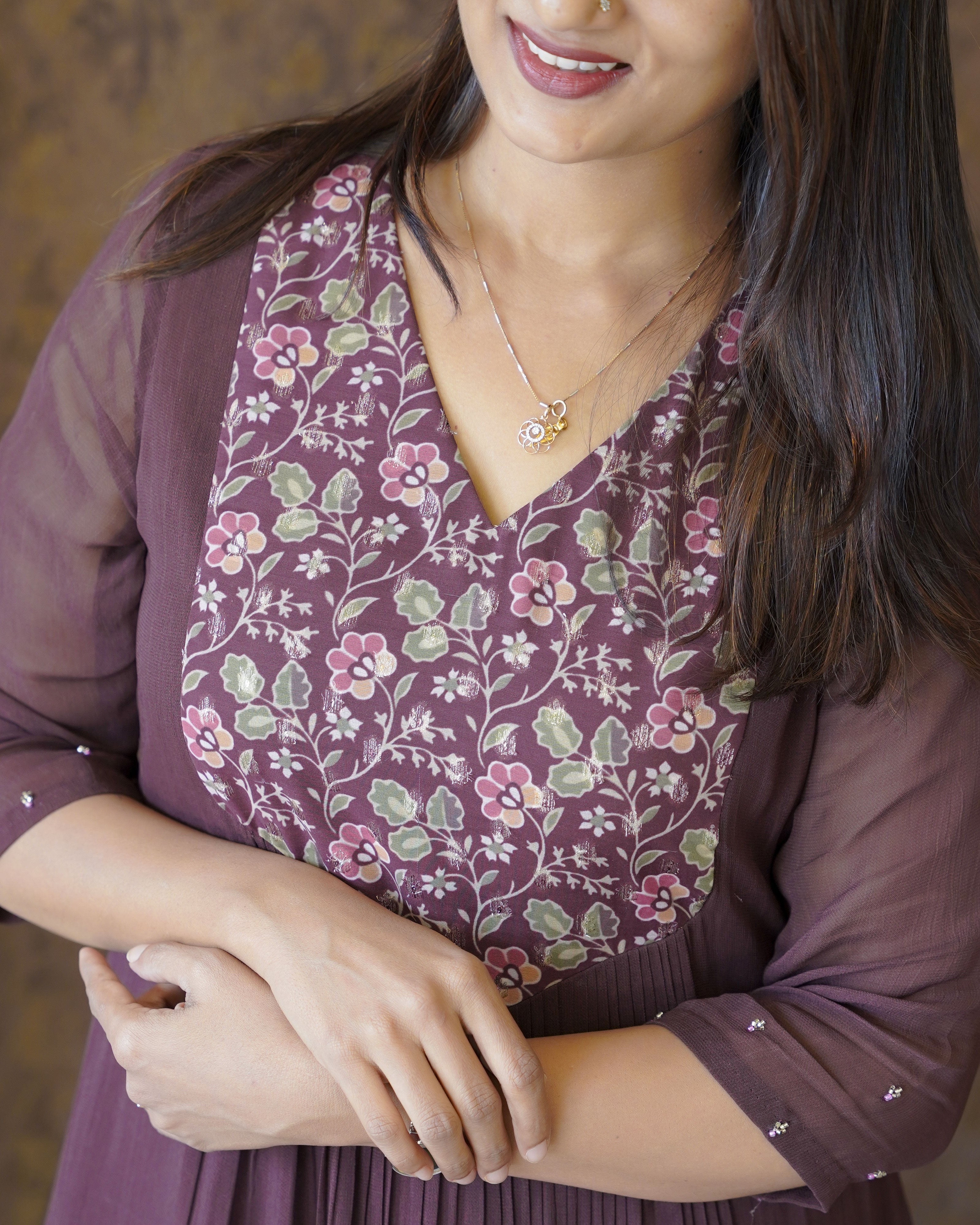 Load image into Gallery viewer, Georgette Designer Kurti(Pre-Order)-0740