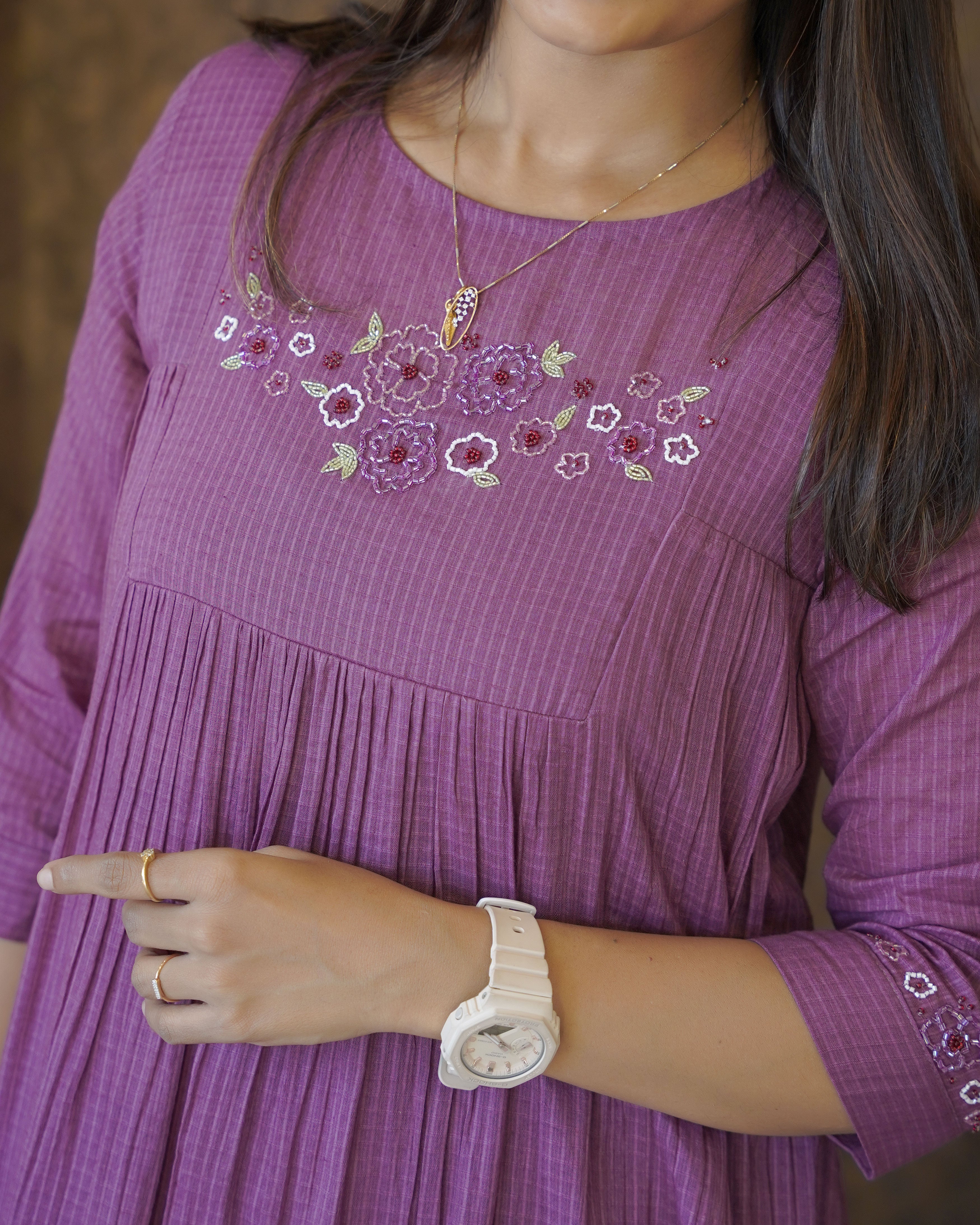 Load image into Gallery viewer, Pure Cotton Designer Kurti (Pre-Order)-0821