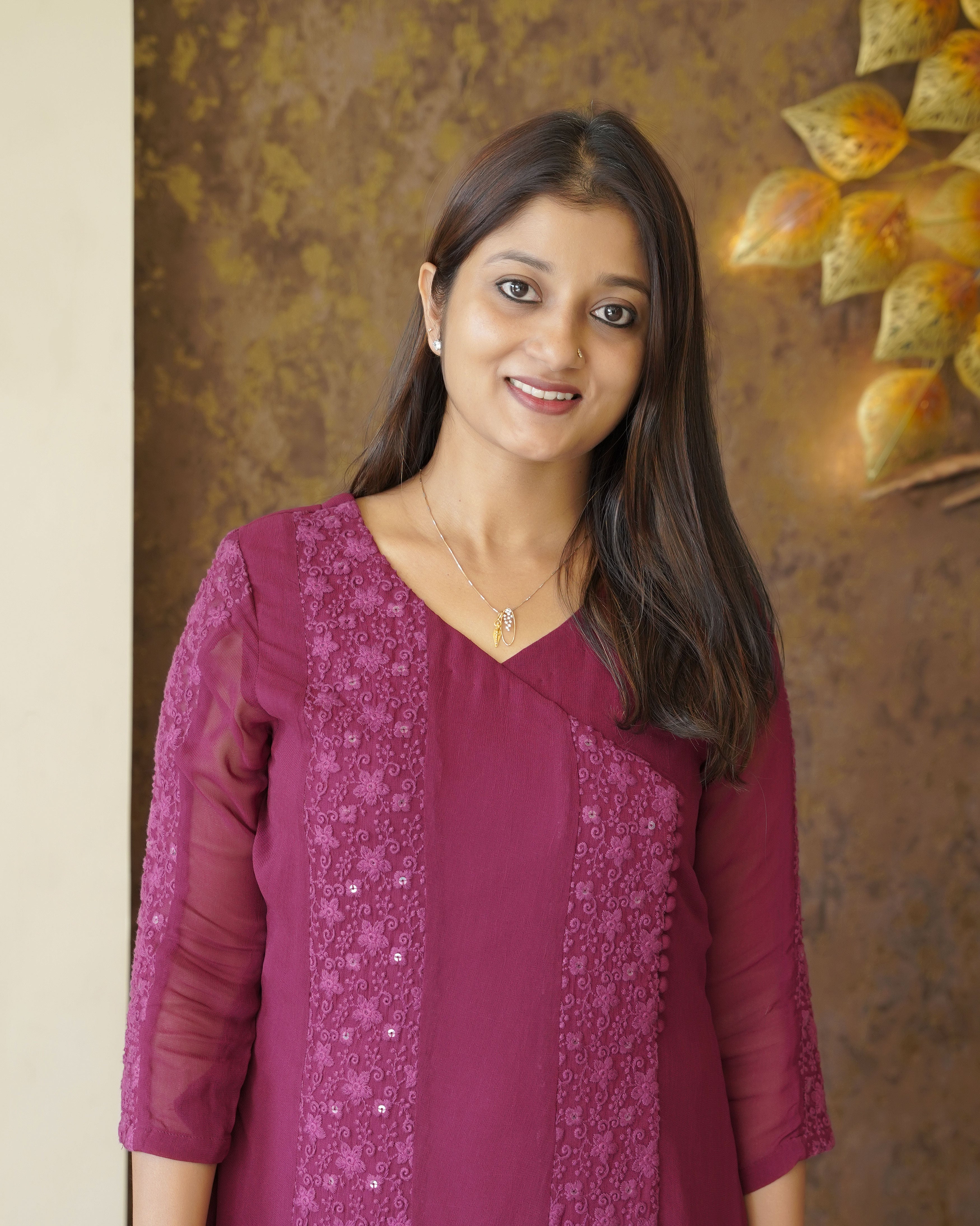 Load image into Gallery viewer, Georgette Designer Kurti(Pre-Order)-0824