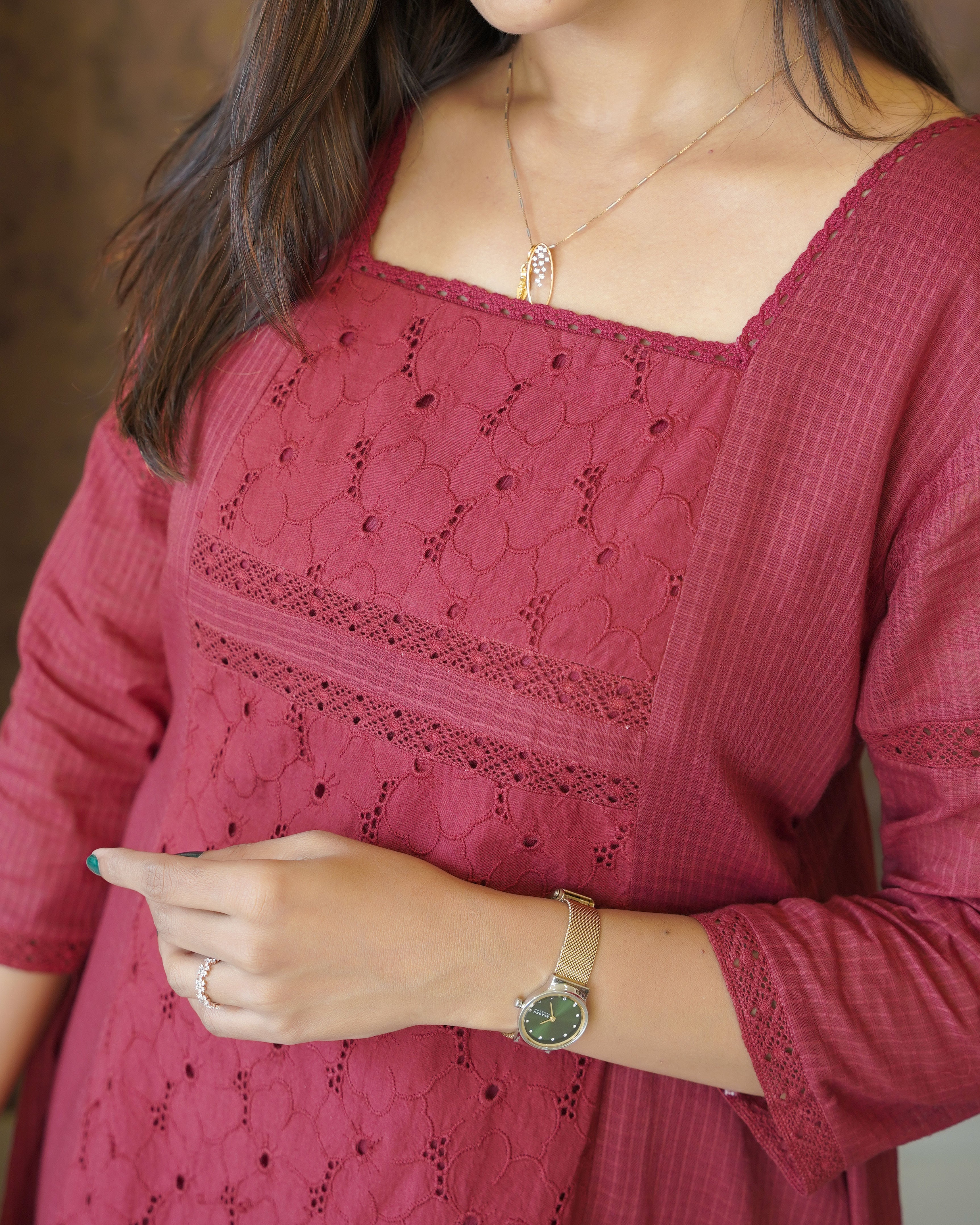 Load image into Gallery viewer, Pure Cotton Designer Kurti (Pre-Order)-0837