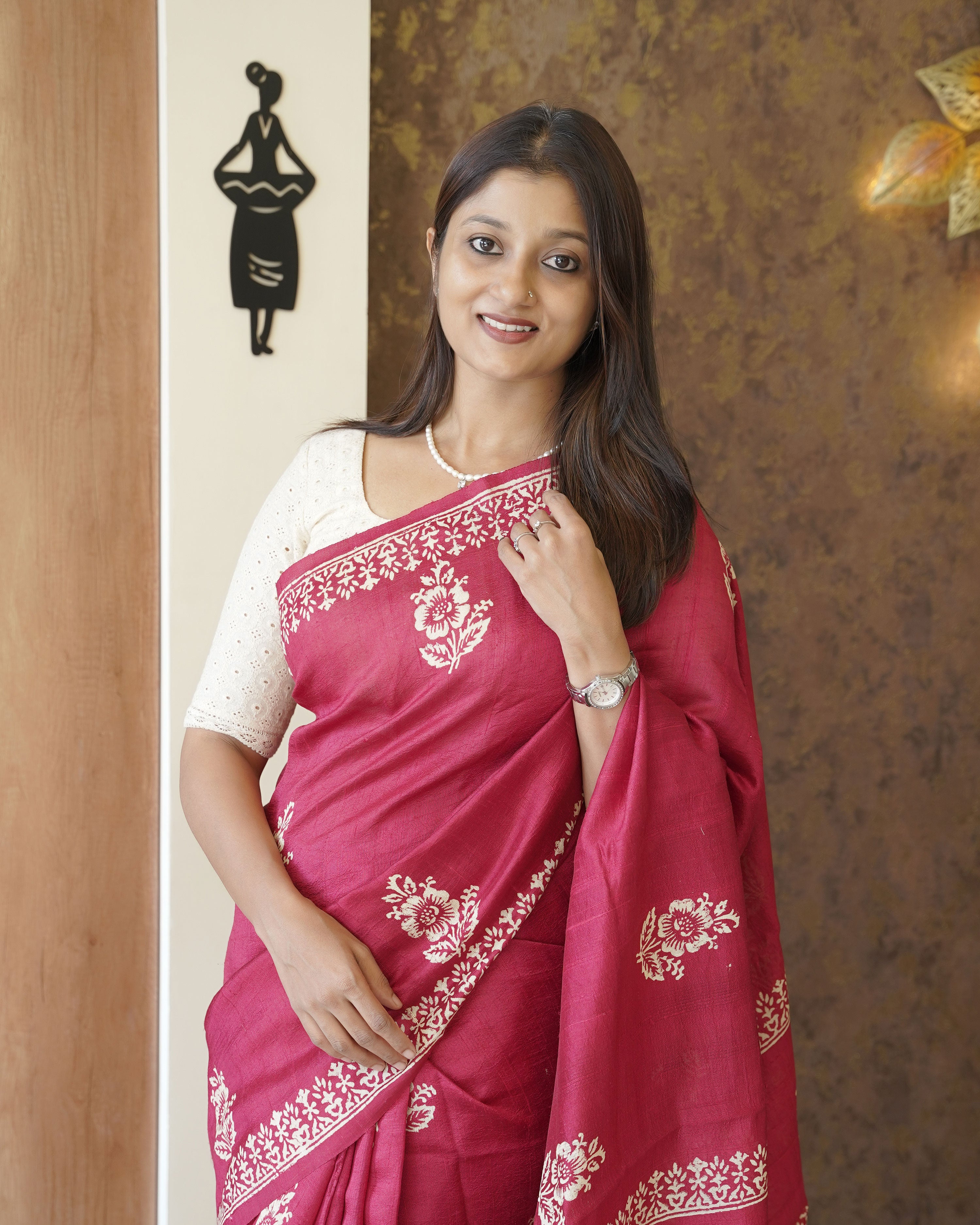 Load image into Gallery viewer, Pure Raw Silk Saree- 4784