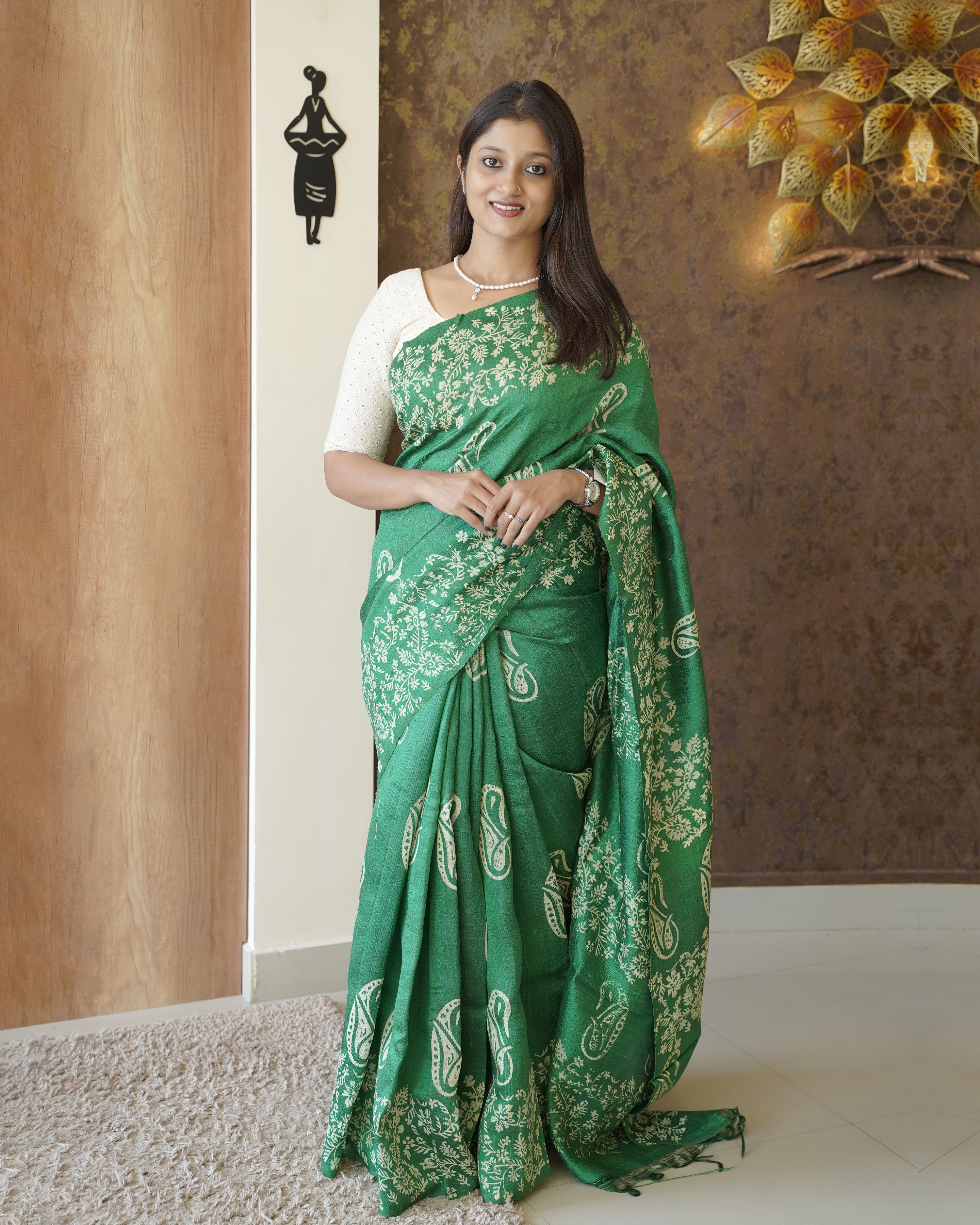 Load image into Gallery viewer, Pure Raw Silk Saree- 4784