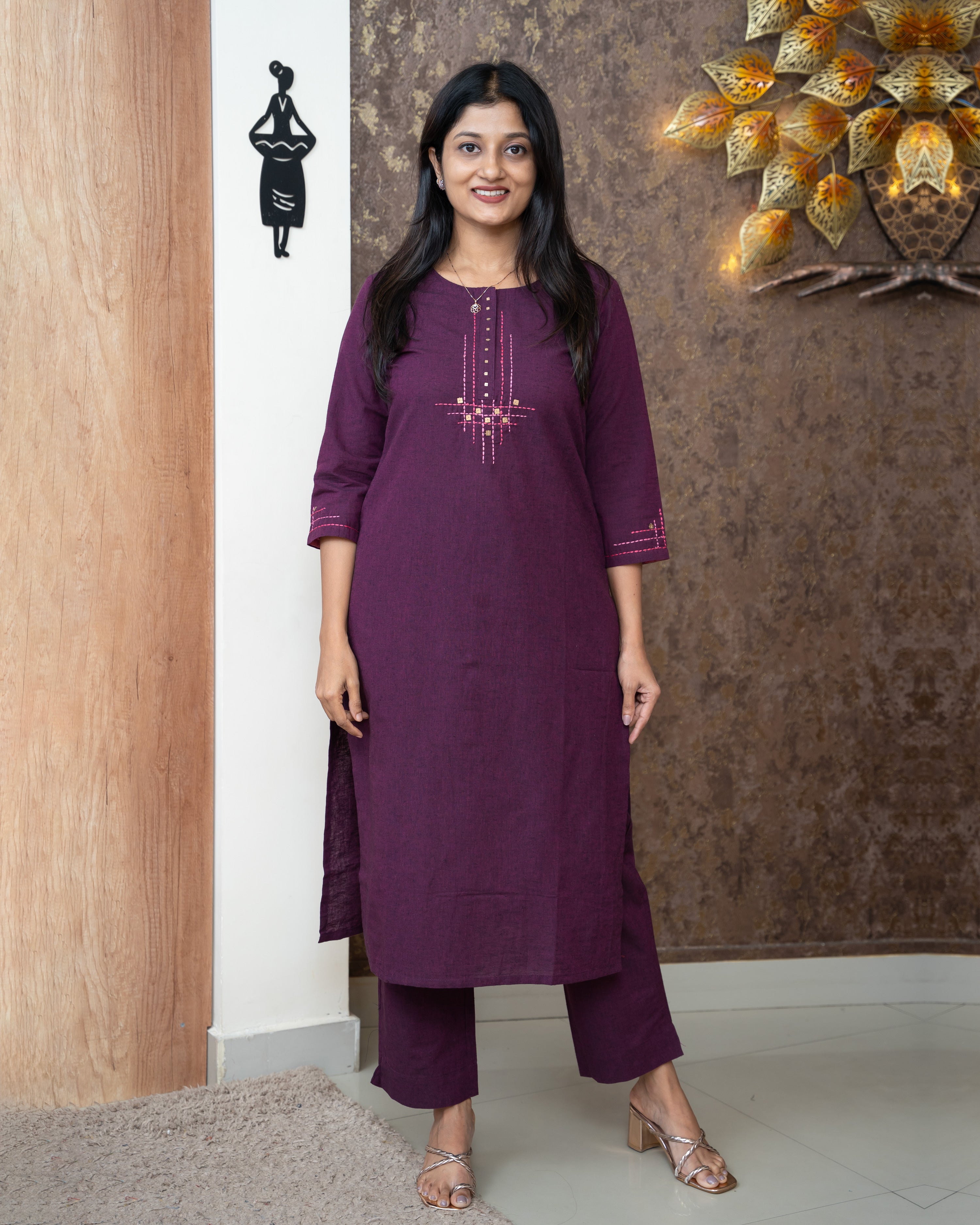 Load image into Gallery viewer, Cotton Co-ord Set- 5481