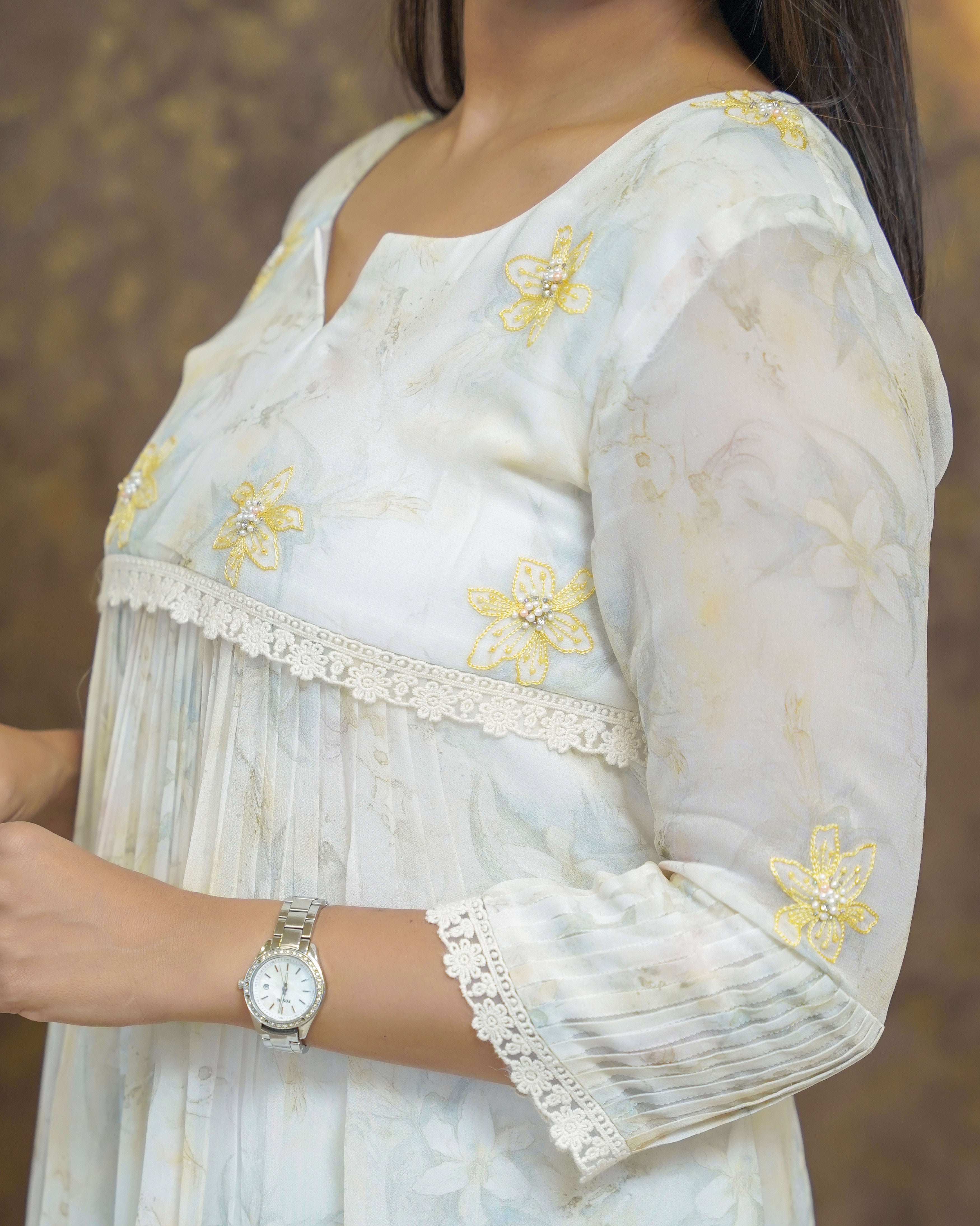 Load image into Gallery viewer, Georgette Designer Kurti(Pre-Order)-5521