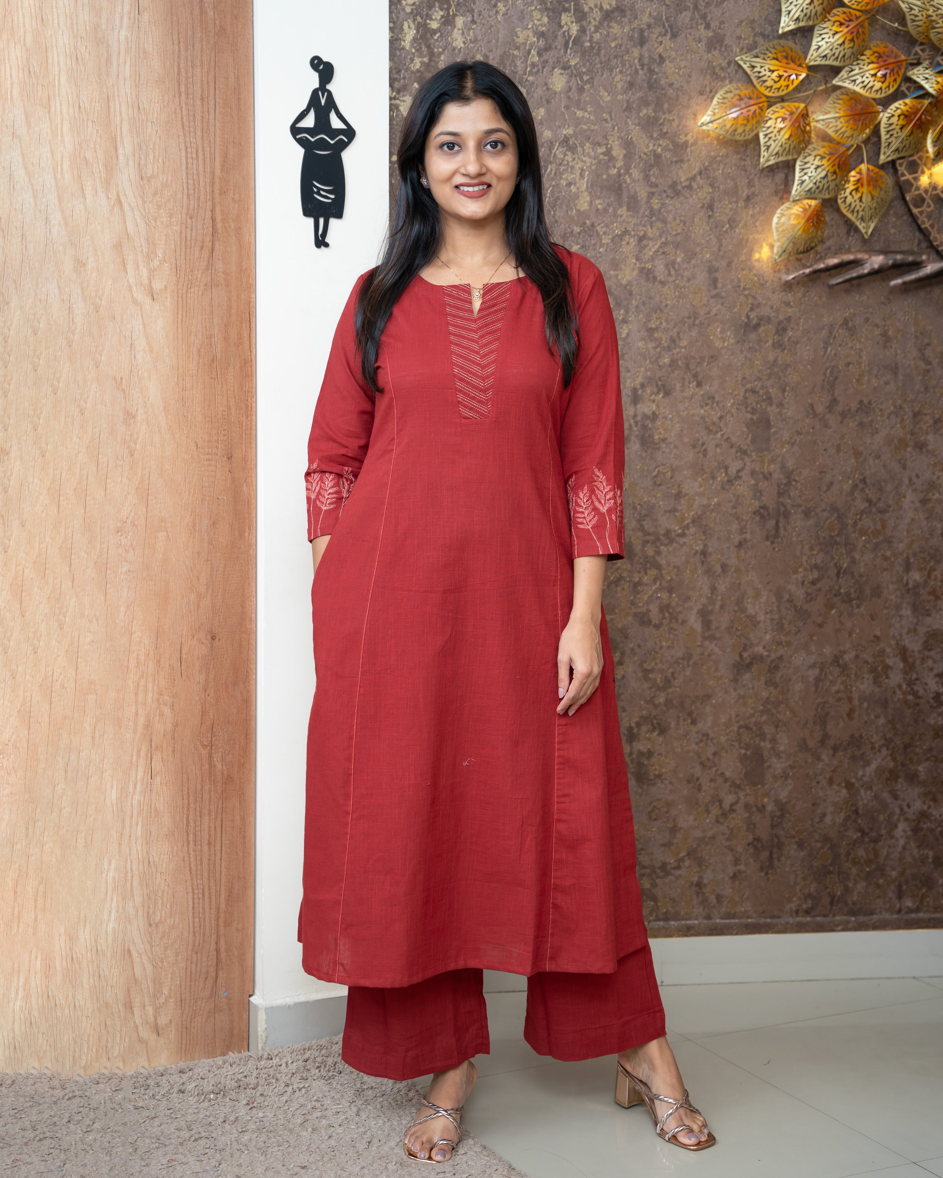 Load image into Gallery viewer, Pure Cotton Co-ord Set-5479