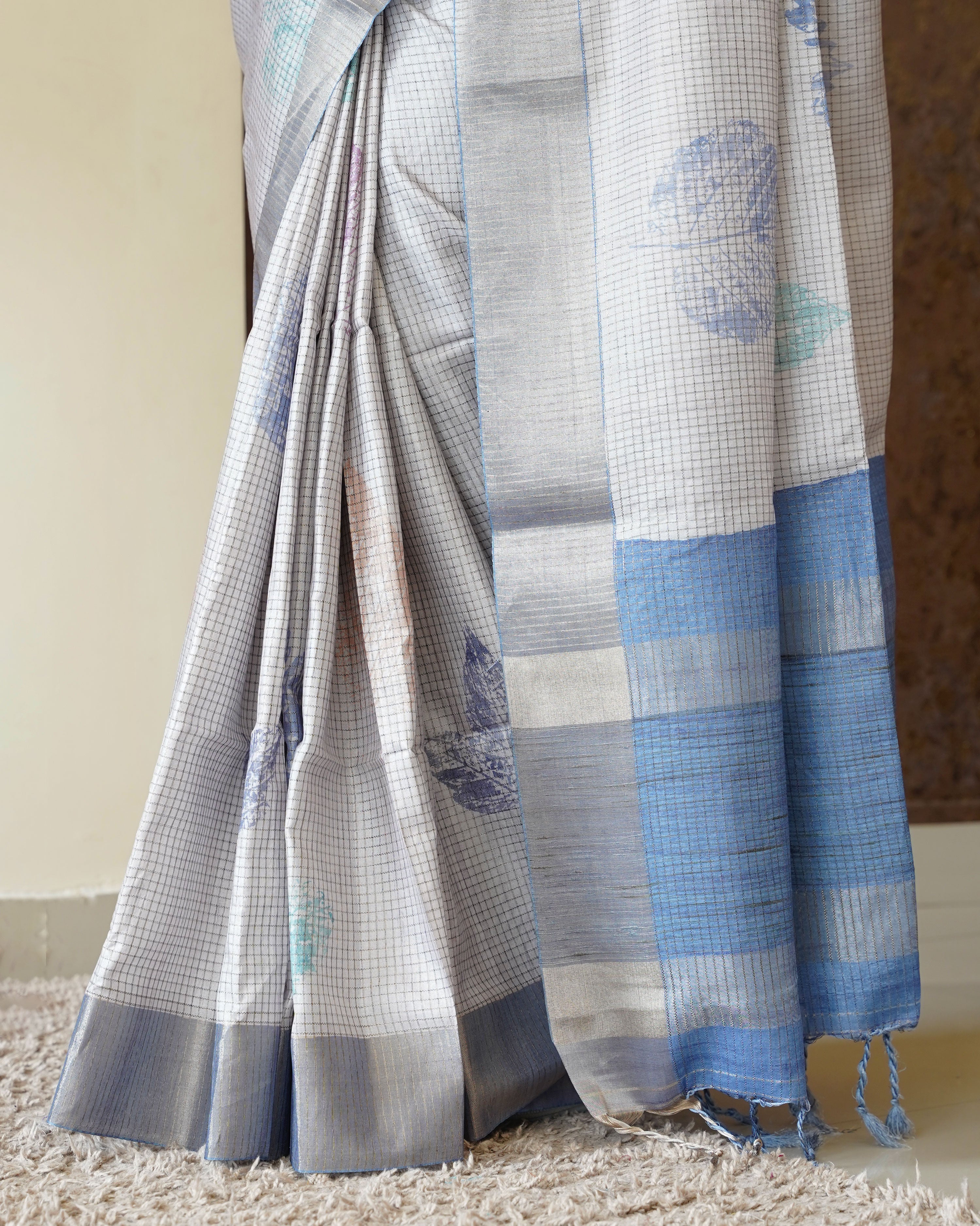 Load image into Gallery viewer, Semi Tusser Silk Saree-0864( Pre-Order)