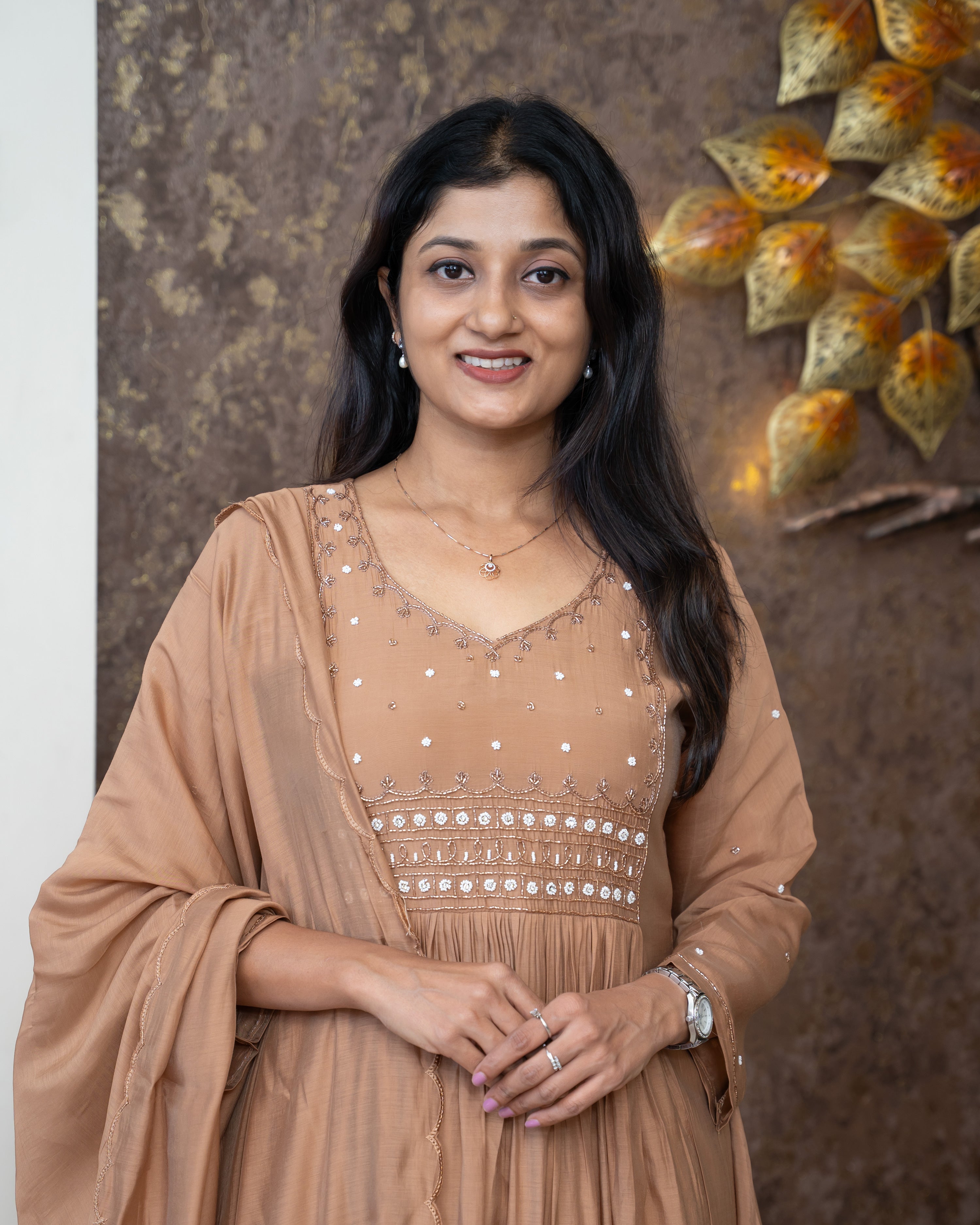 Load image into Gallery viewer, Mul Chanderi Suit-5501