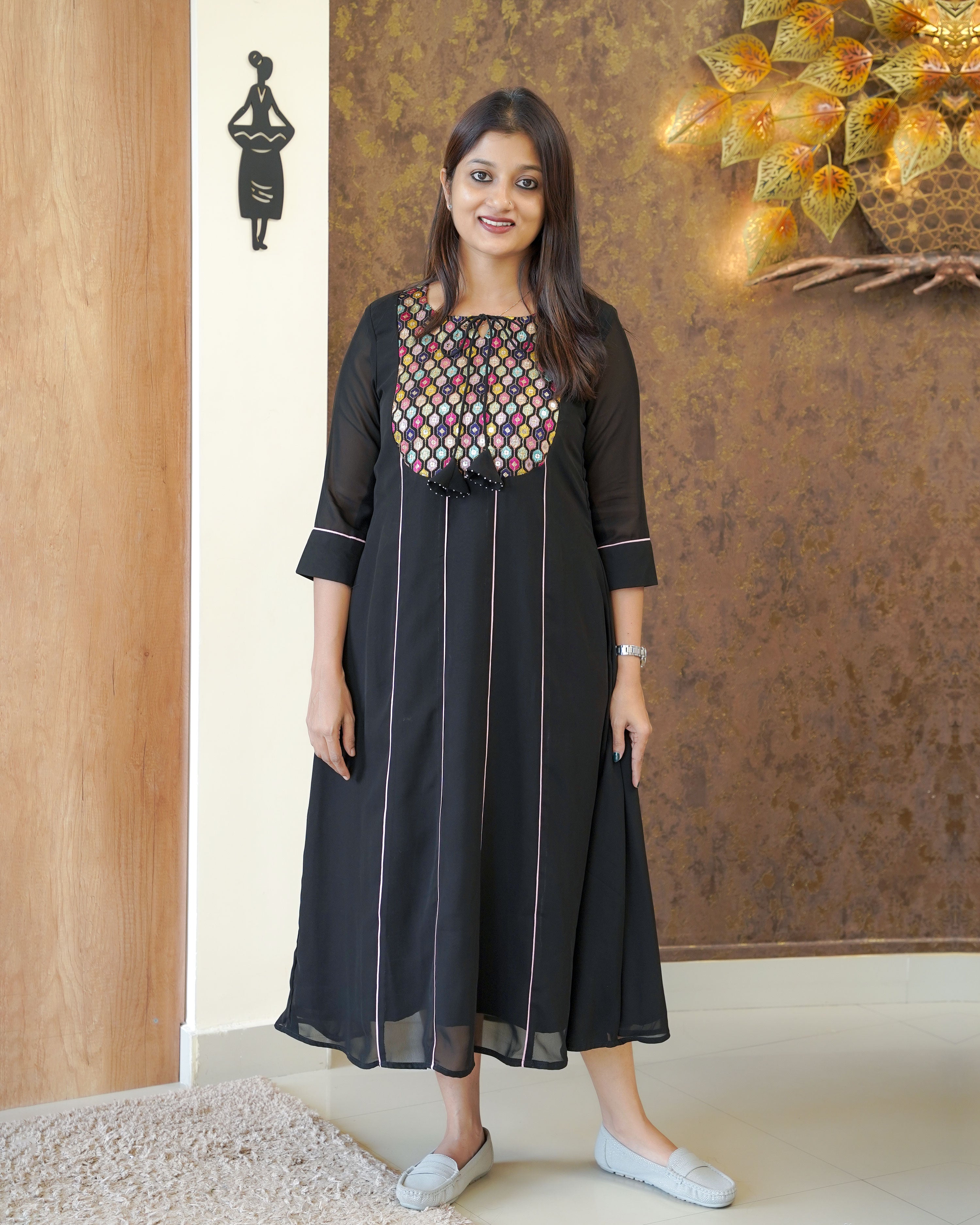 Load image into Gallery viewer, Georgette Designer Wear( Pre-Order)-0872